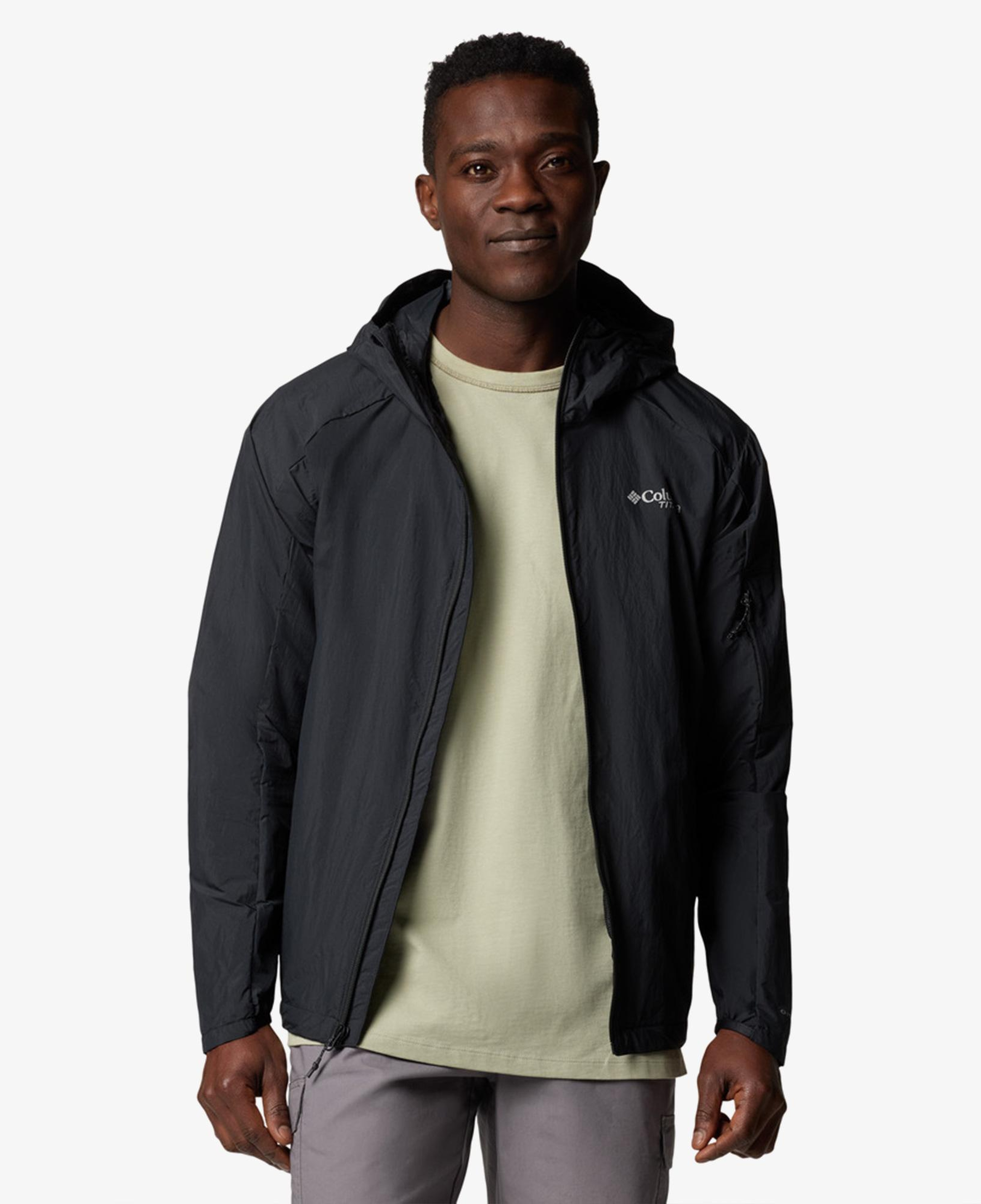 Columbia Loop Trail II Windbreaker Erkek Siyah Yağmurluk