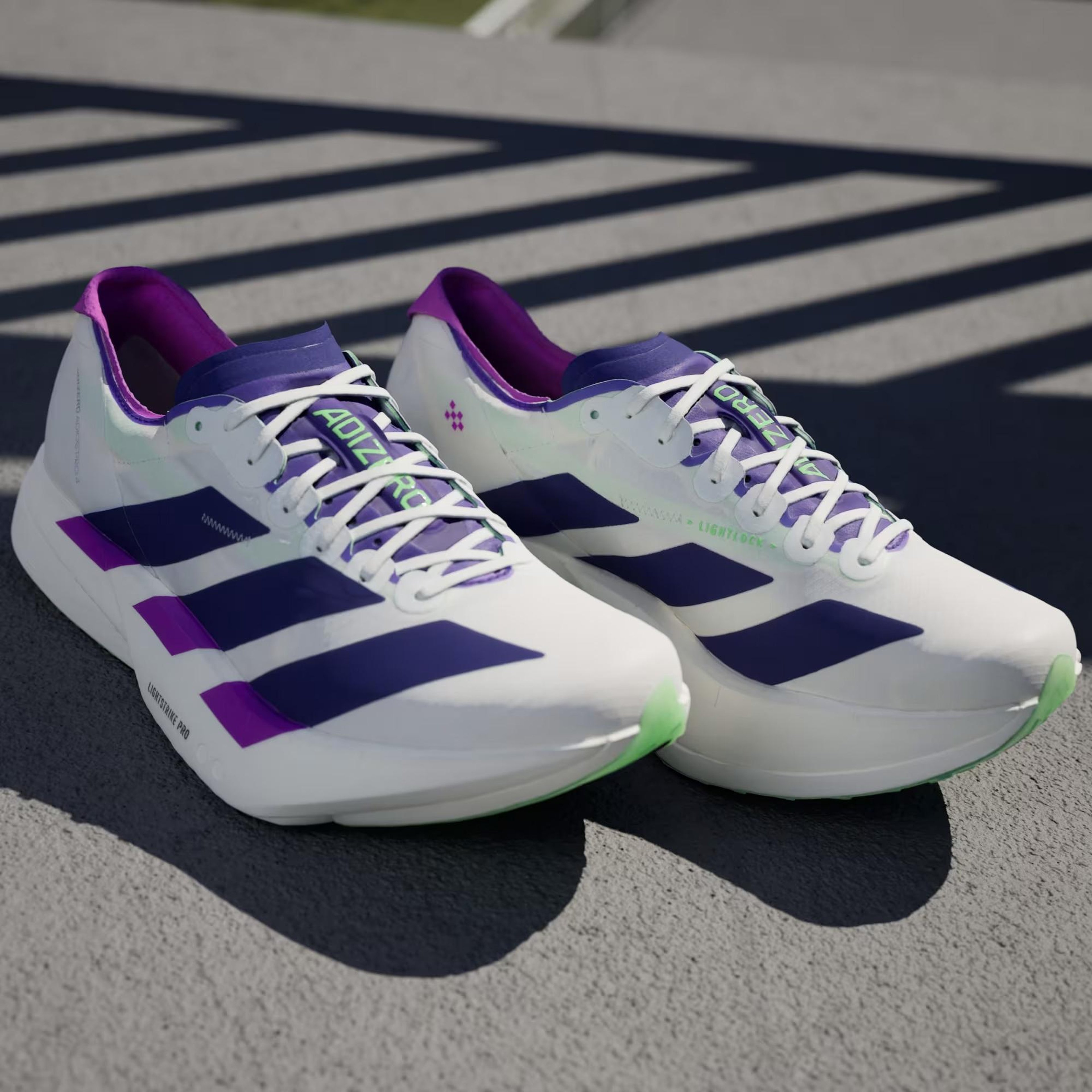 adidas Adizero Adios Pro 4 Unisex Beyaz Koşu Ayakkabısı