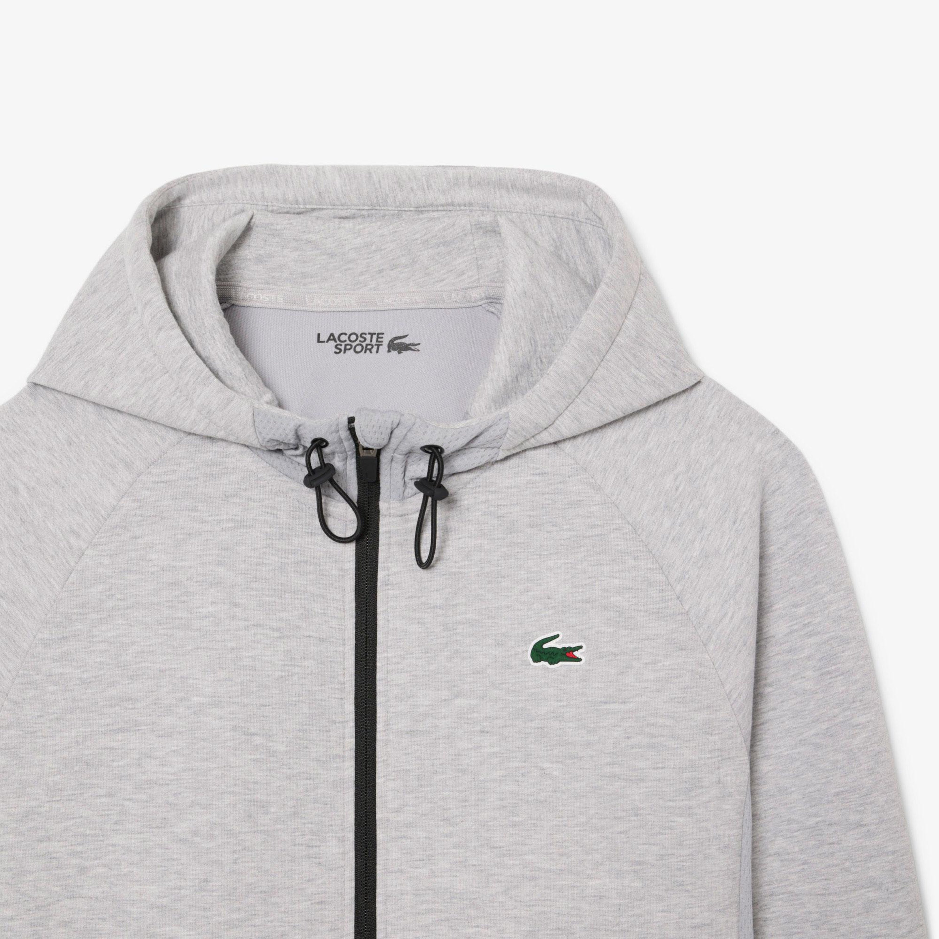 Erkek Fermuarlı Gri Sweatshirt