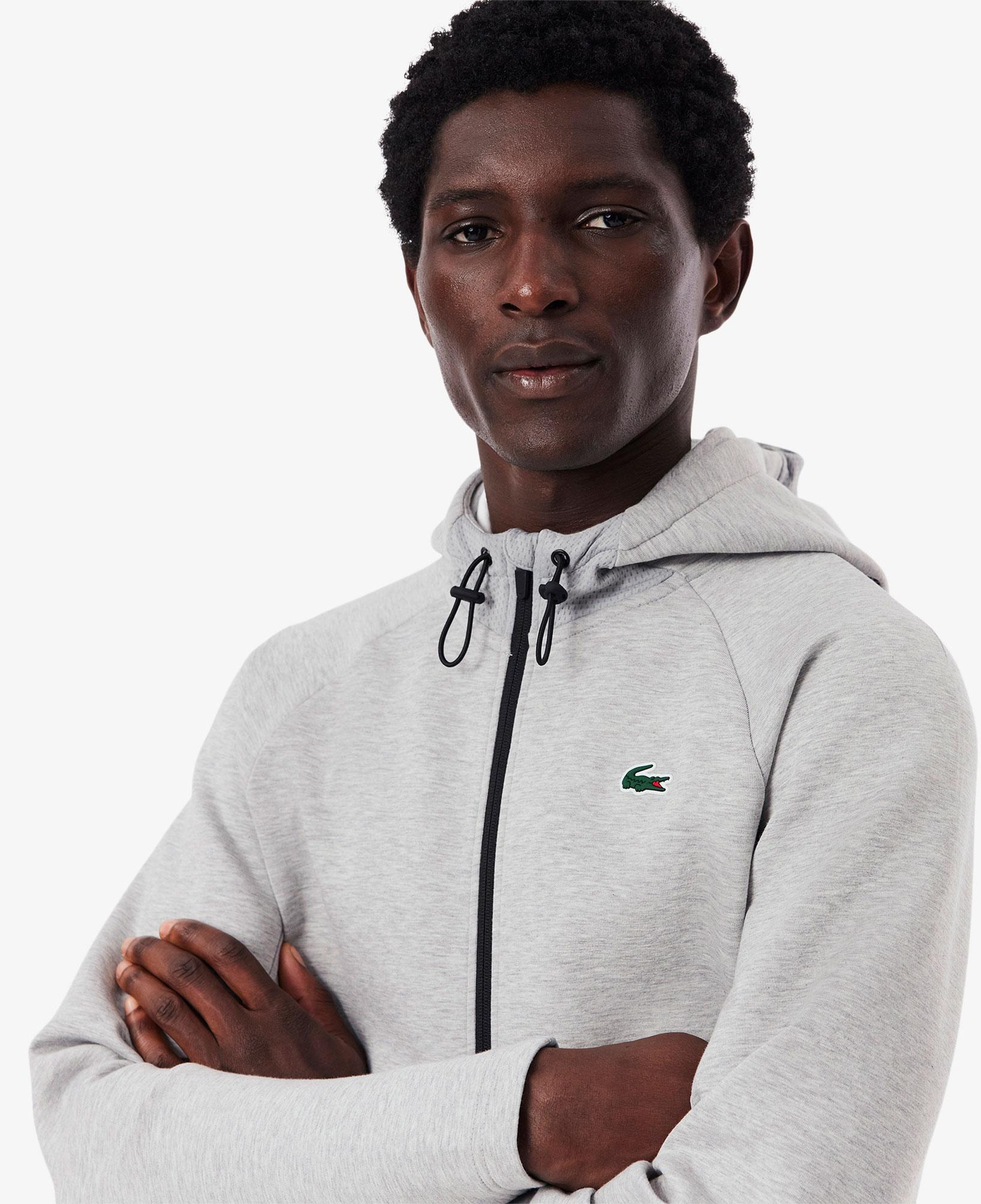 Erkek Fermuarlı Gri Sweatshirt