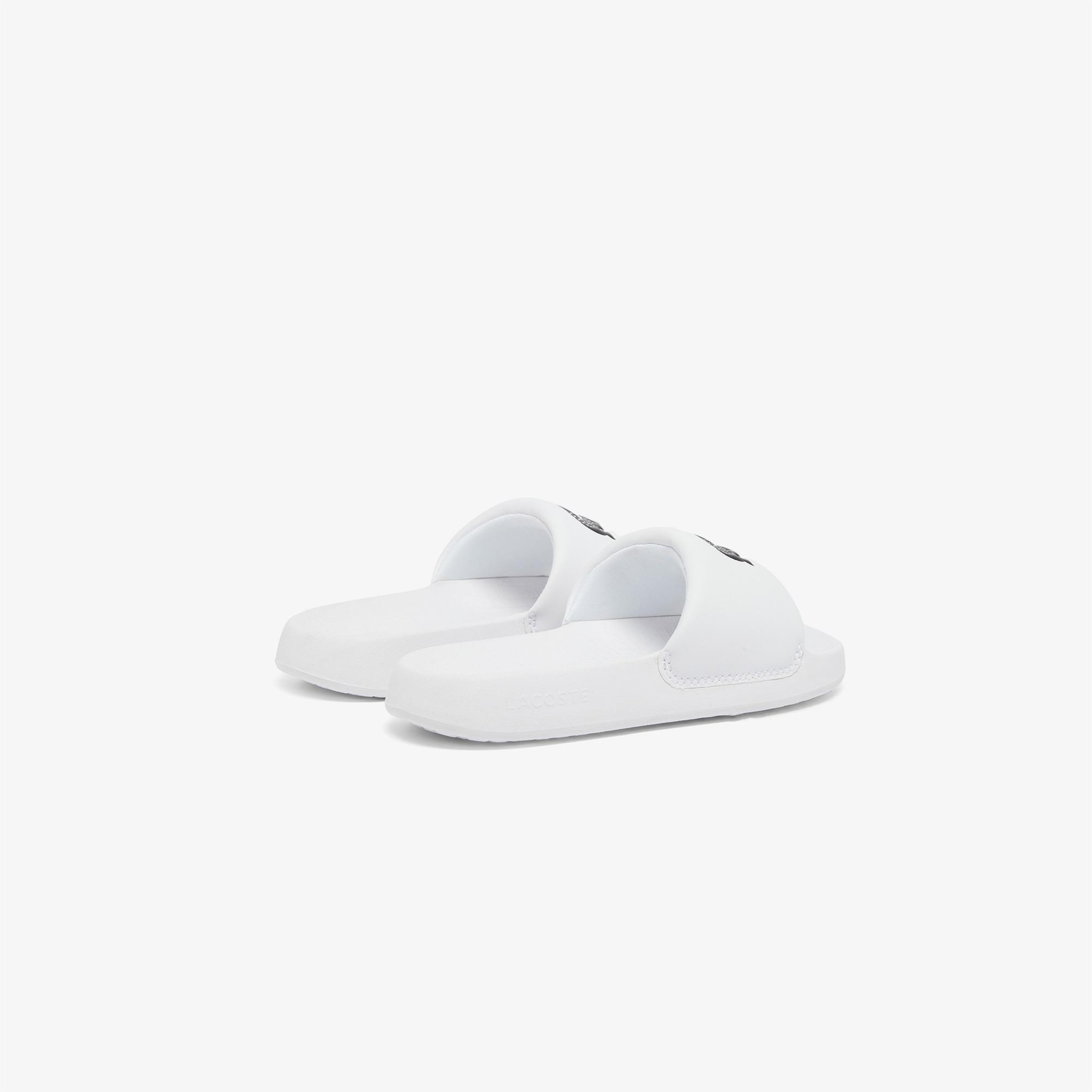 Lacoste Serve Slide 1.0 Çocuk Beyaz Terlik