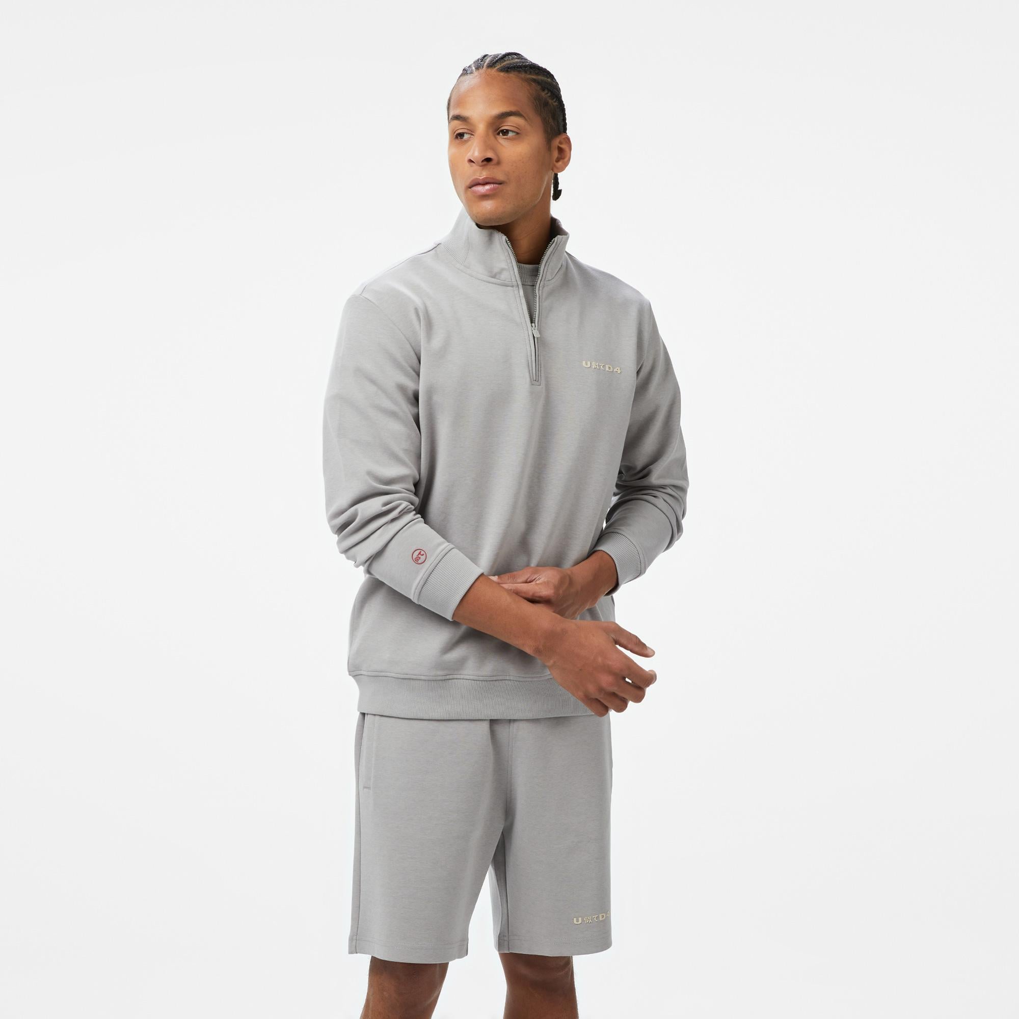UNITED4 Comfort Erkek Gri Sweatshirt