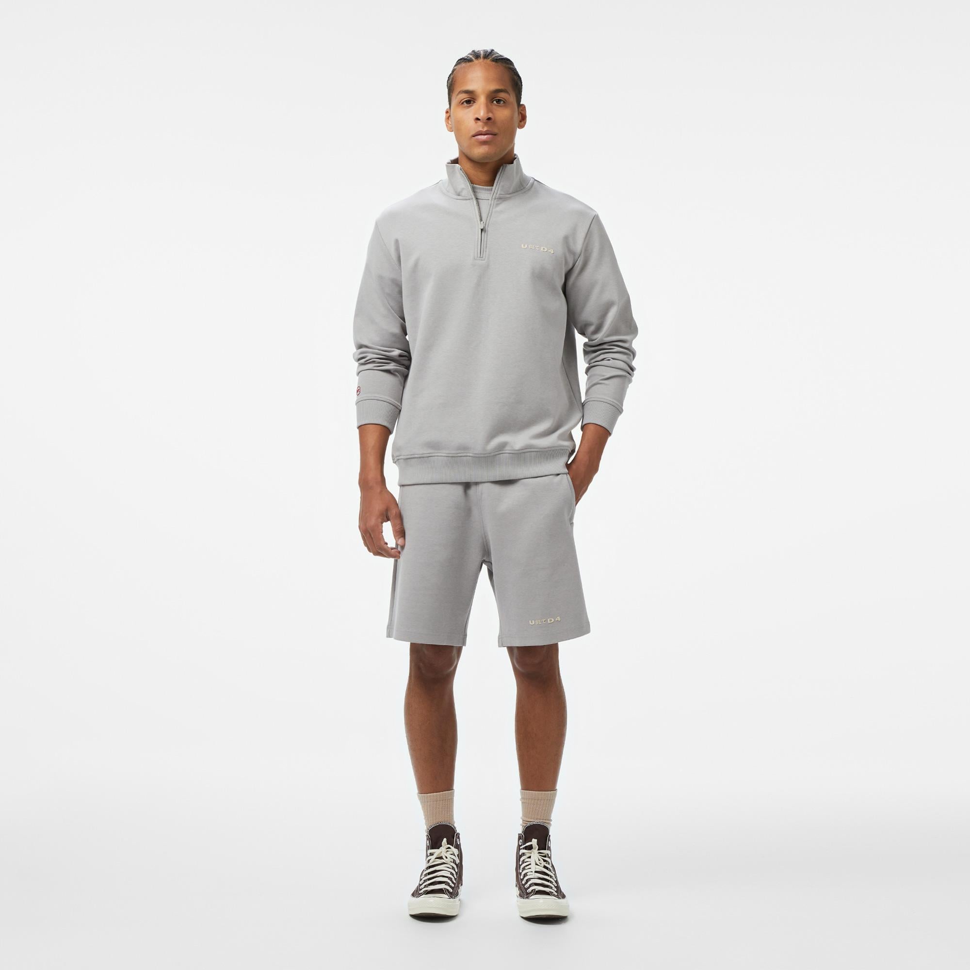 UNITED4 Comfort Erkek Gri Sweatshirt