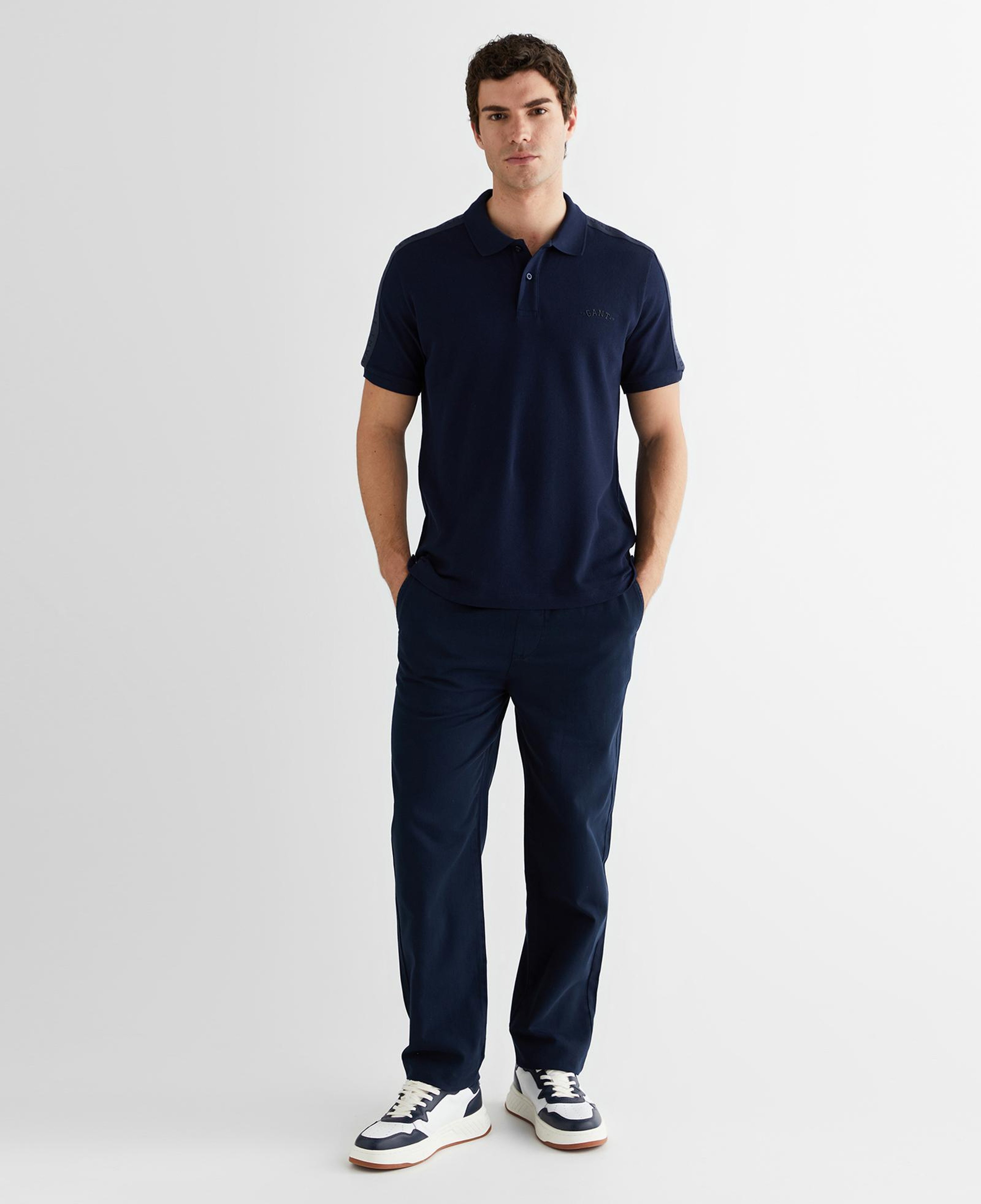 GANT Erkek Lacivert Standart Fit Pantolon