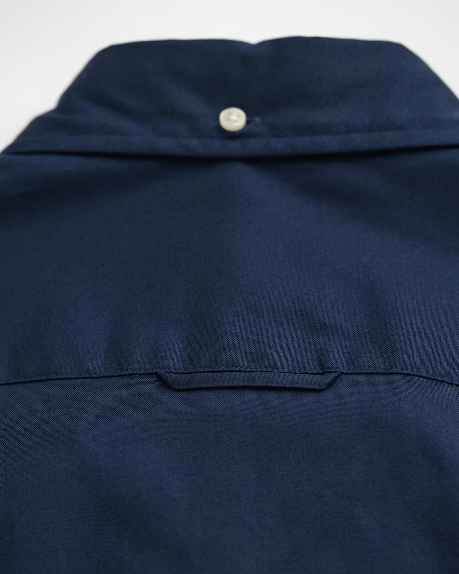 GANT Erkek Siyah Slim Fit Düğmeli Yaka Oxford Gömlek