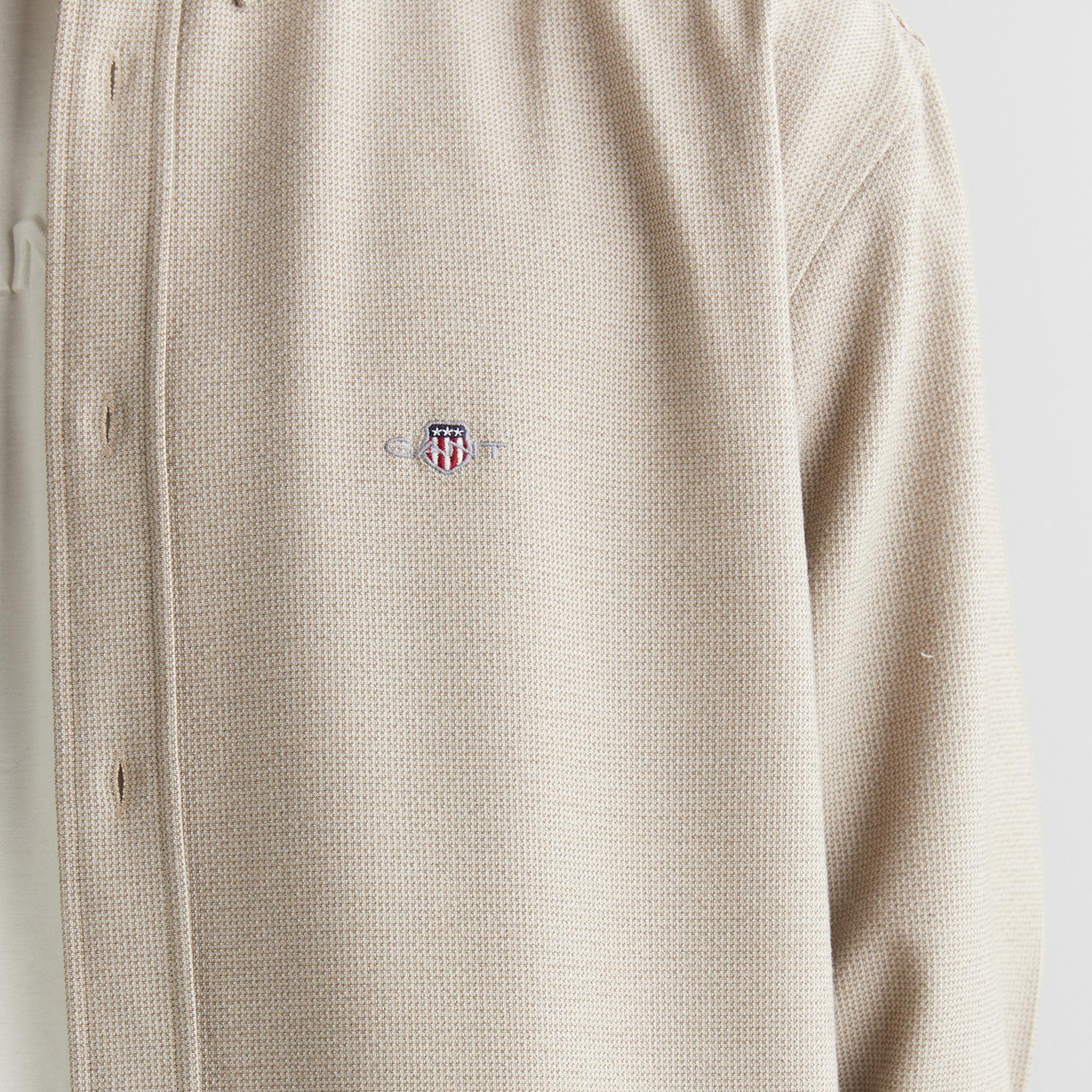 GANT Erkek Bej Relaxed Fit Gömlek