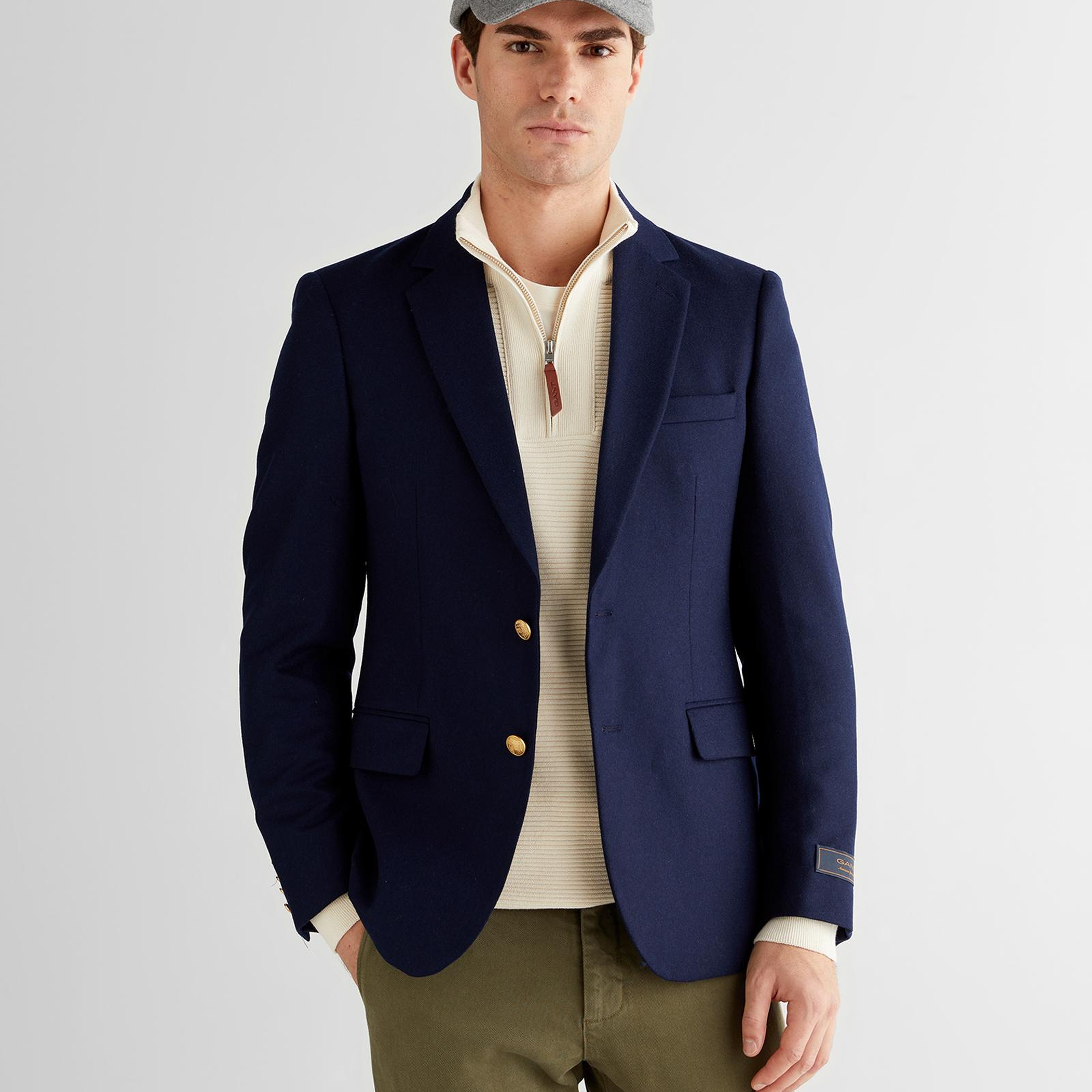 GANT Erkek Lacivert Slim Fit Ceket
