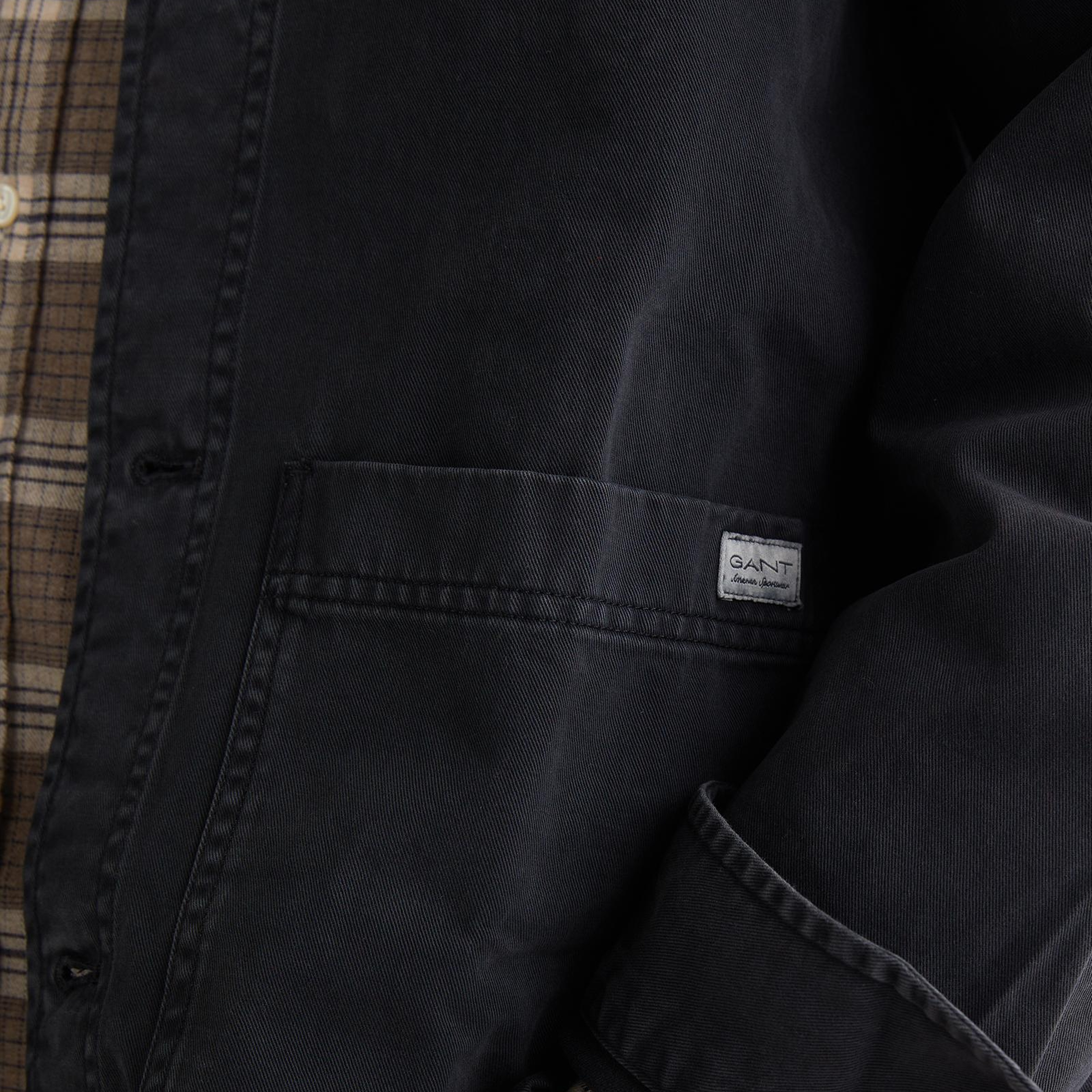 GANT Erkek Siyah Regular Fit Gömlek