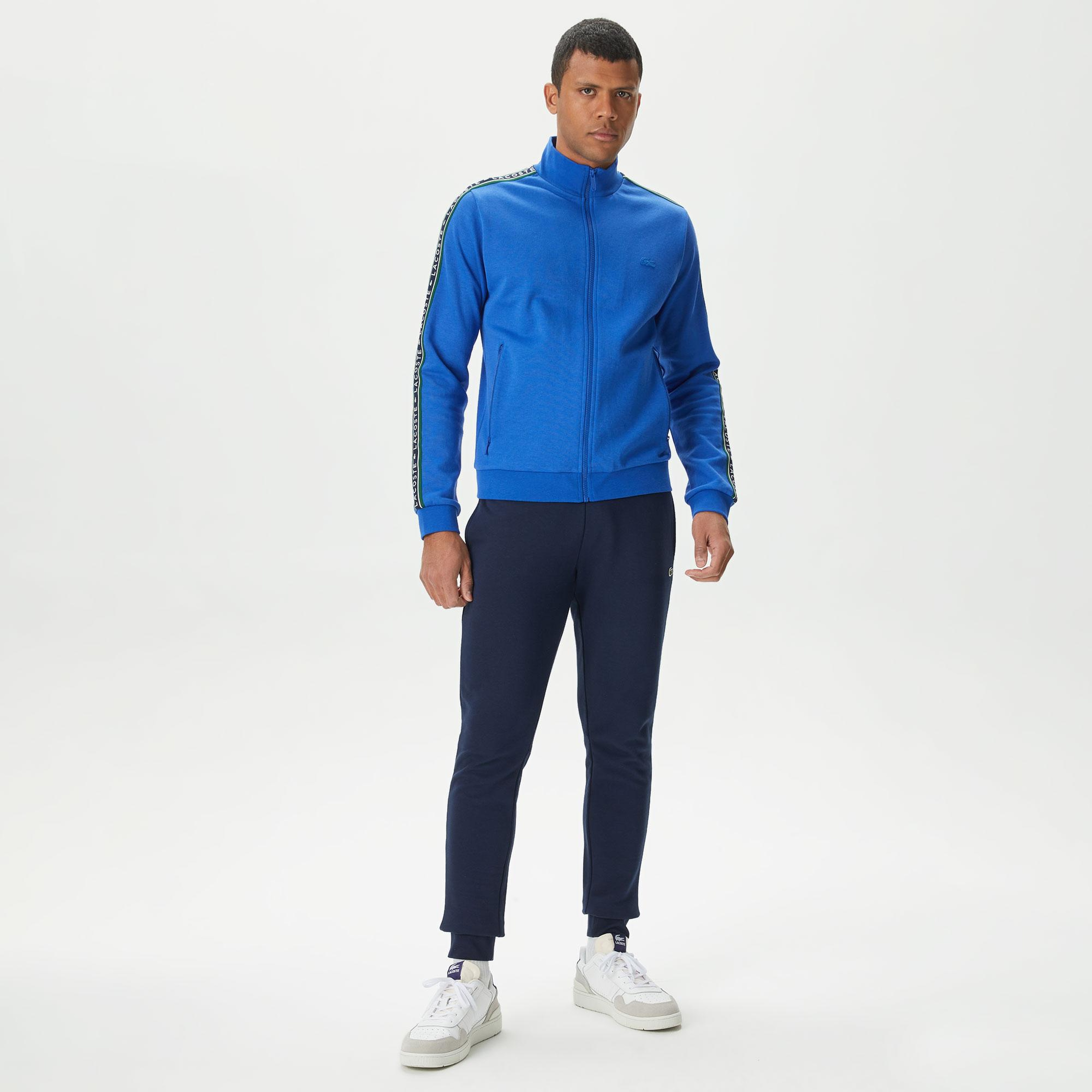 Erkek Regular Fit Baskılı Lacivert Sweatshirt