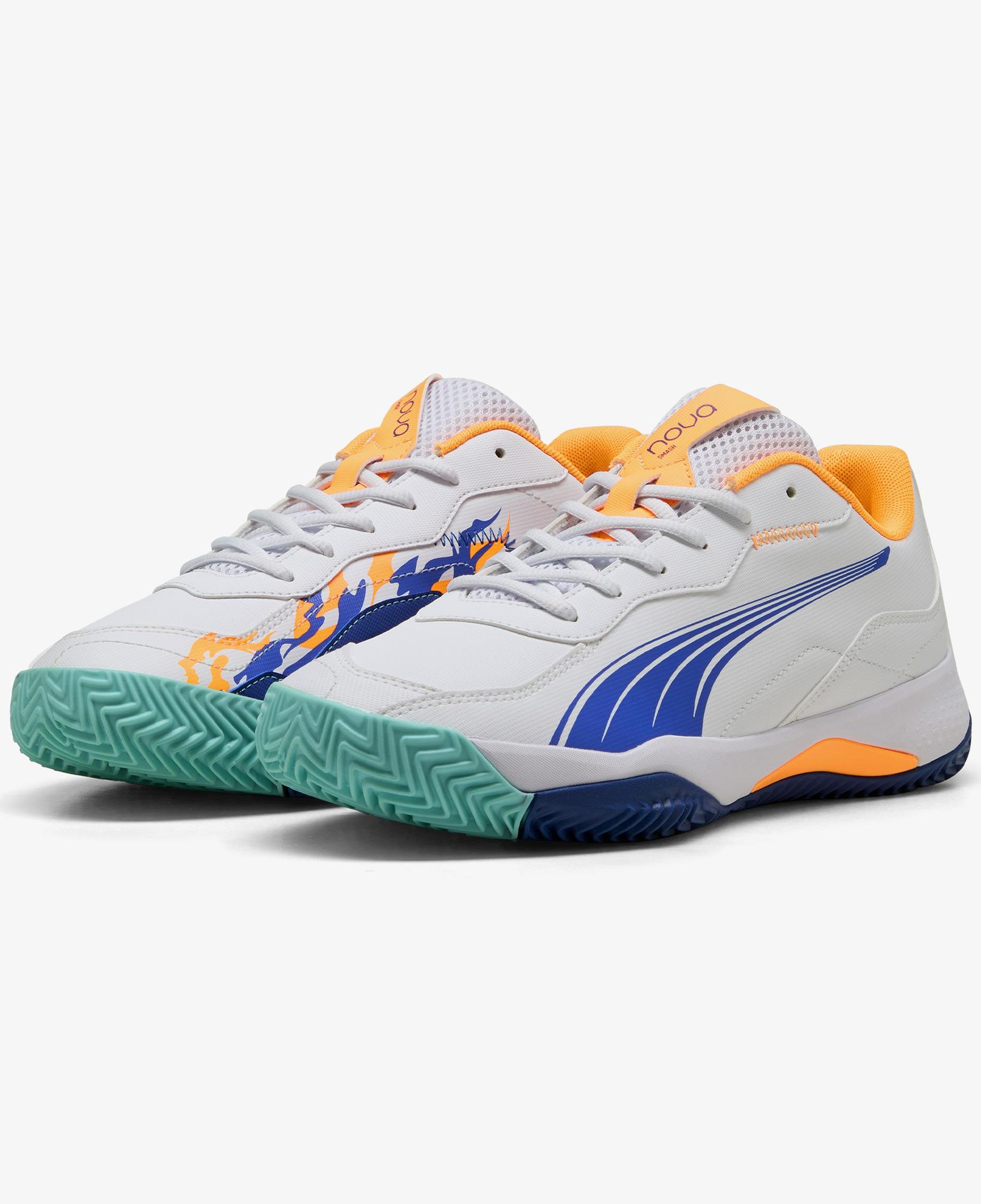 Puma Nova Smash Kadın Beyaz Tenis Ayakkabısı