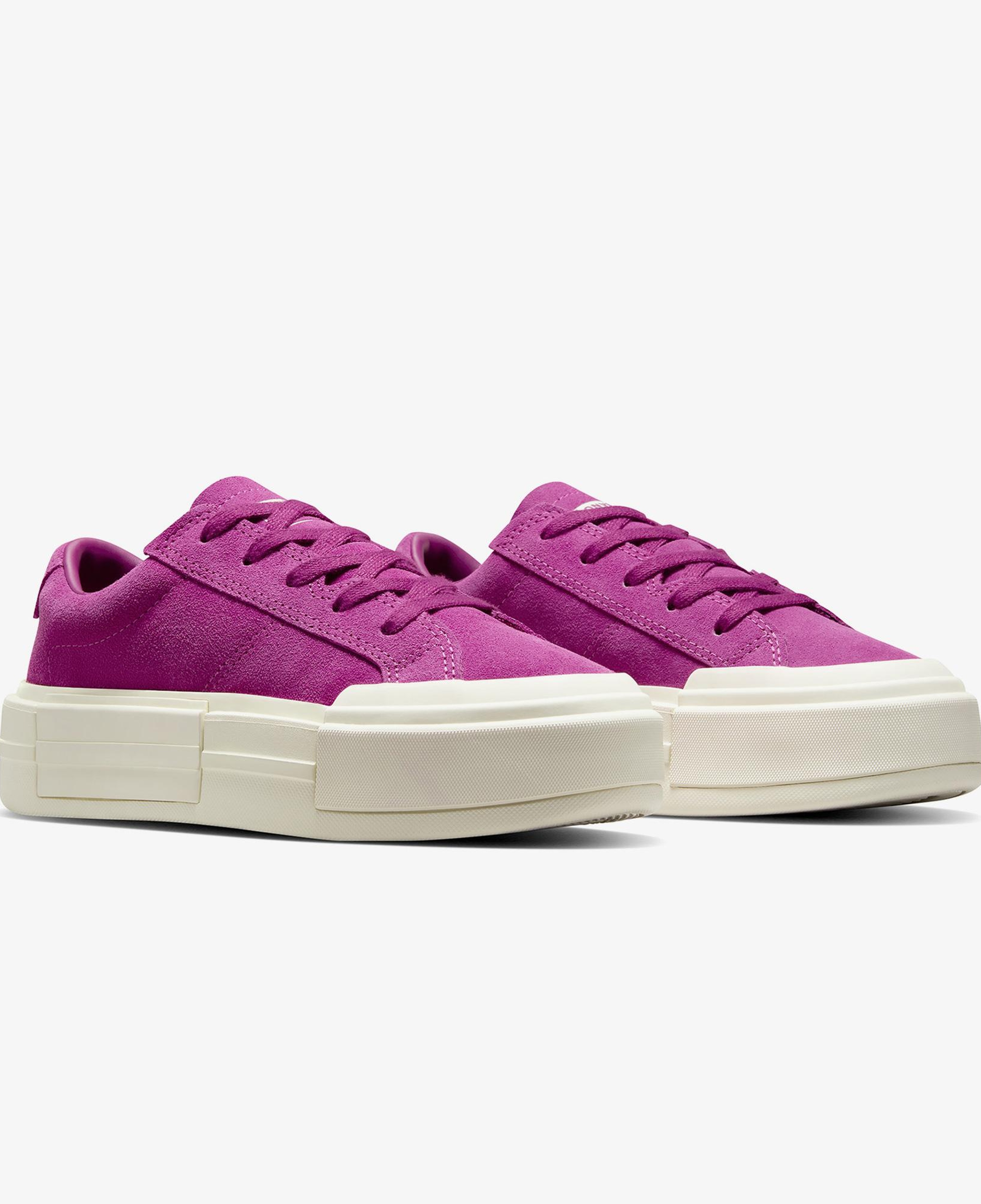 Converse Cruise Unisex Mor Süet Platform Deri Sneaker