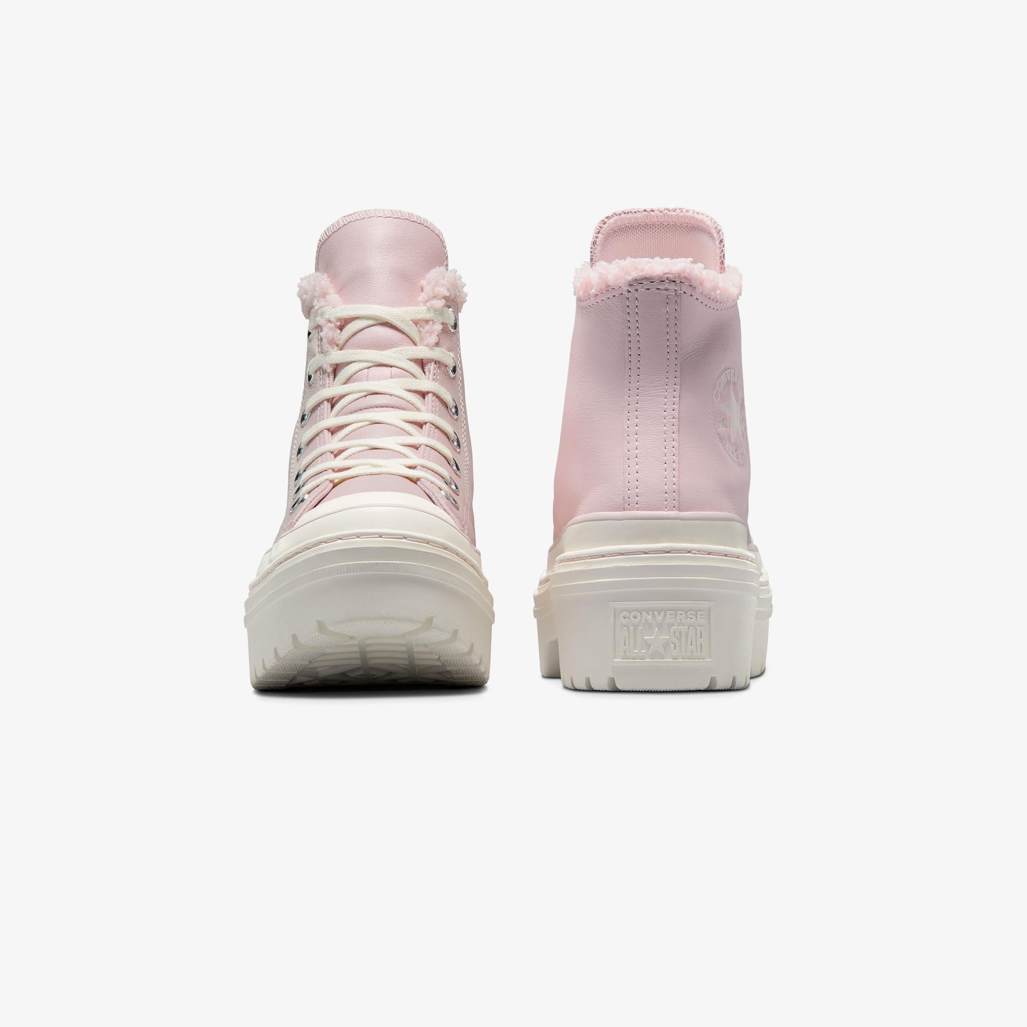 Converse Chuck Taylor All Star Lugged Heel Unisex Pembe Deri Platform Bot