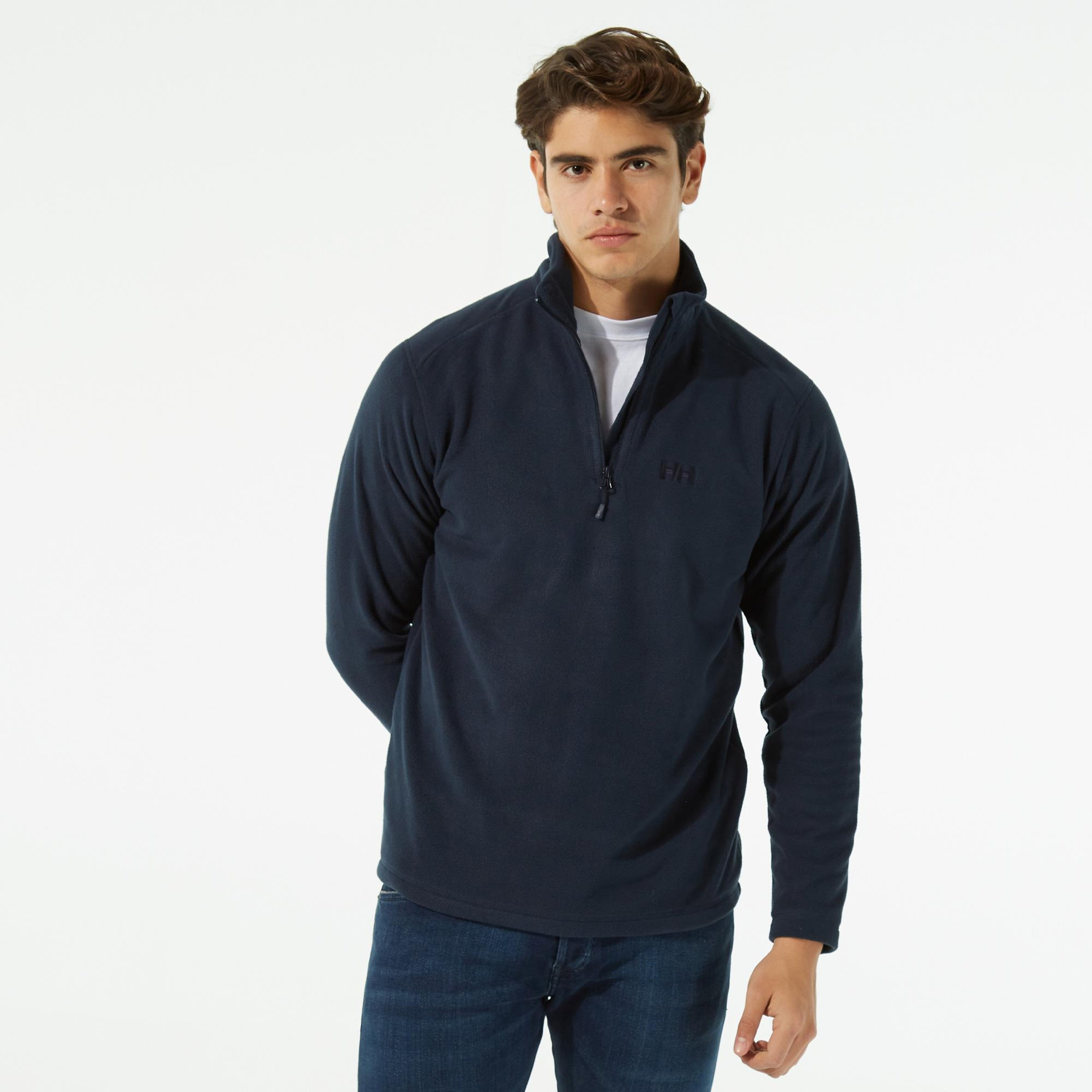 Helly Hansen HH Mount Fleece Erkek Lacivert Polar Sweatshirt