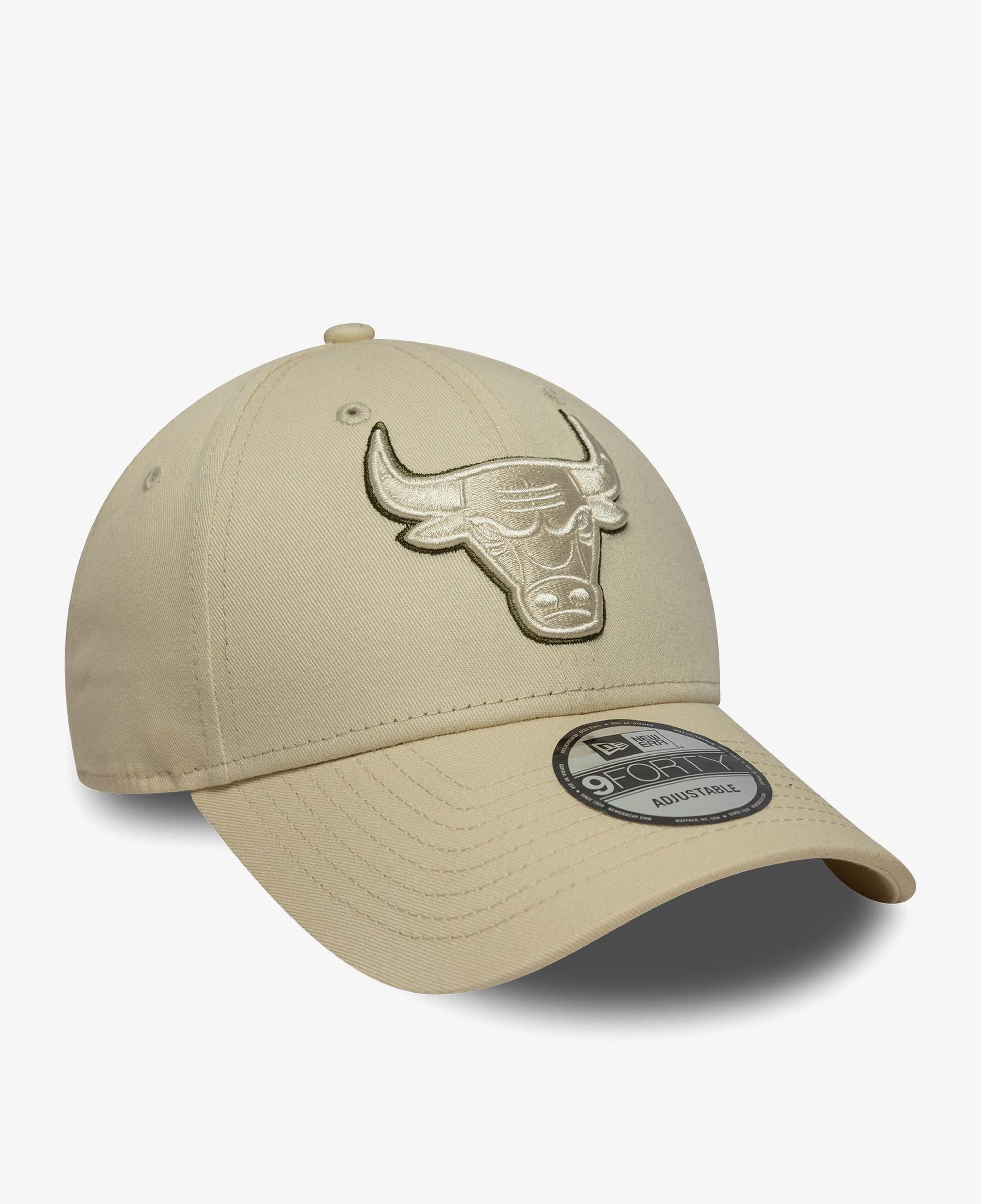 New Era Team Outline 9Forty Chicago Bulls Unisex Bej Şapka
