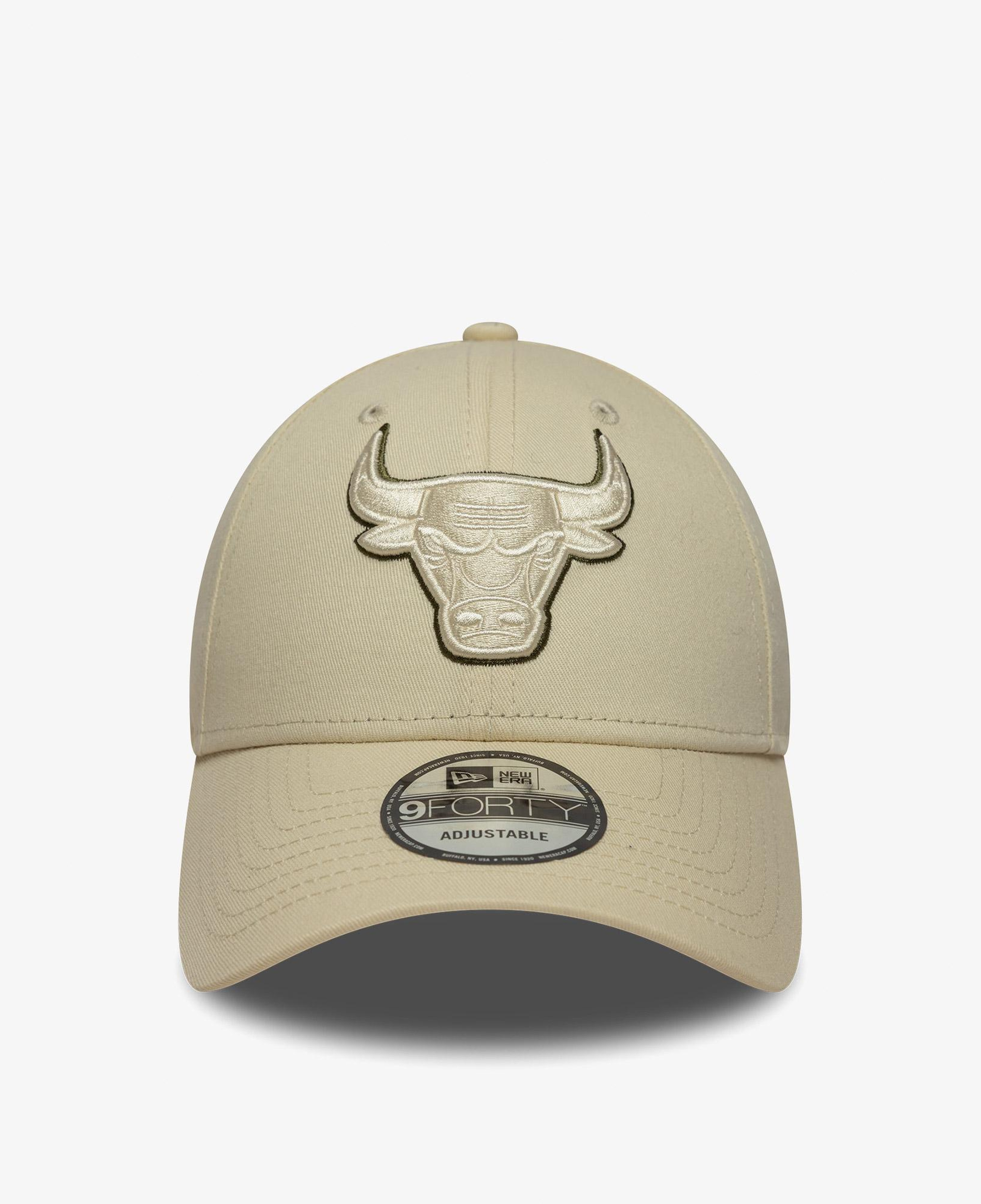 New Era Team Outline 9Forty Chicago Bulls Unisex Bej Şapka