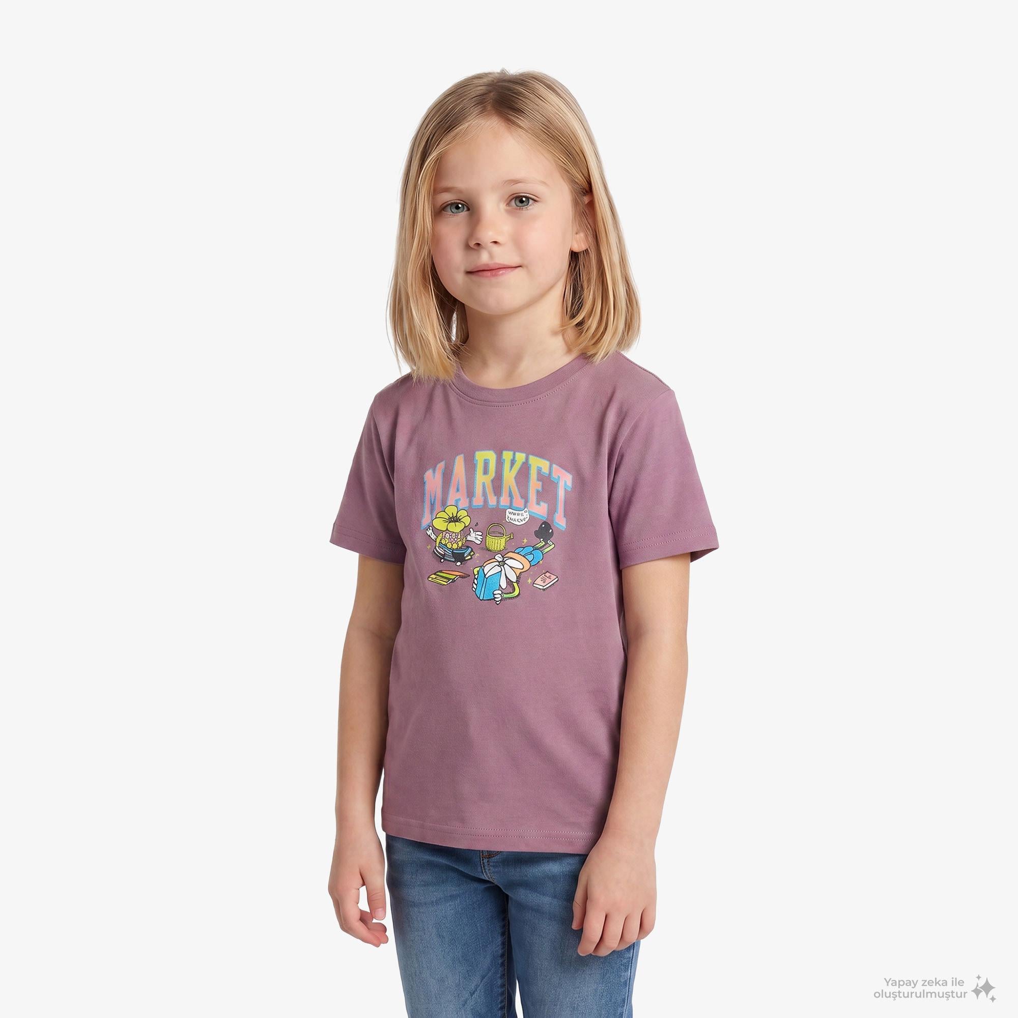 Market Seeds Of Tomorrow Çocuk Gri T-Shirt