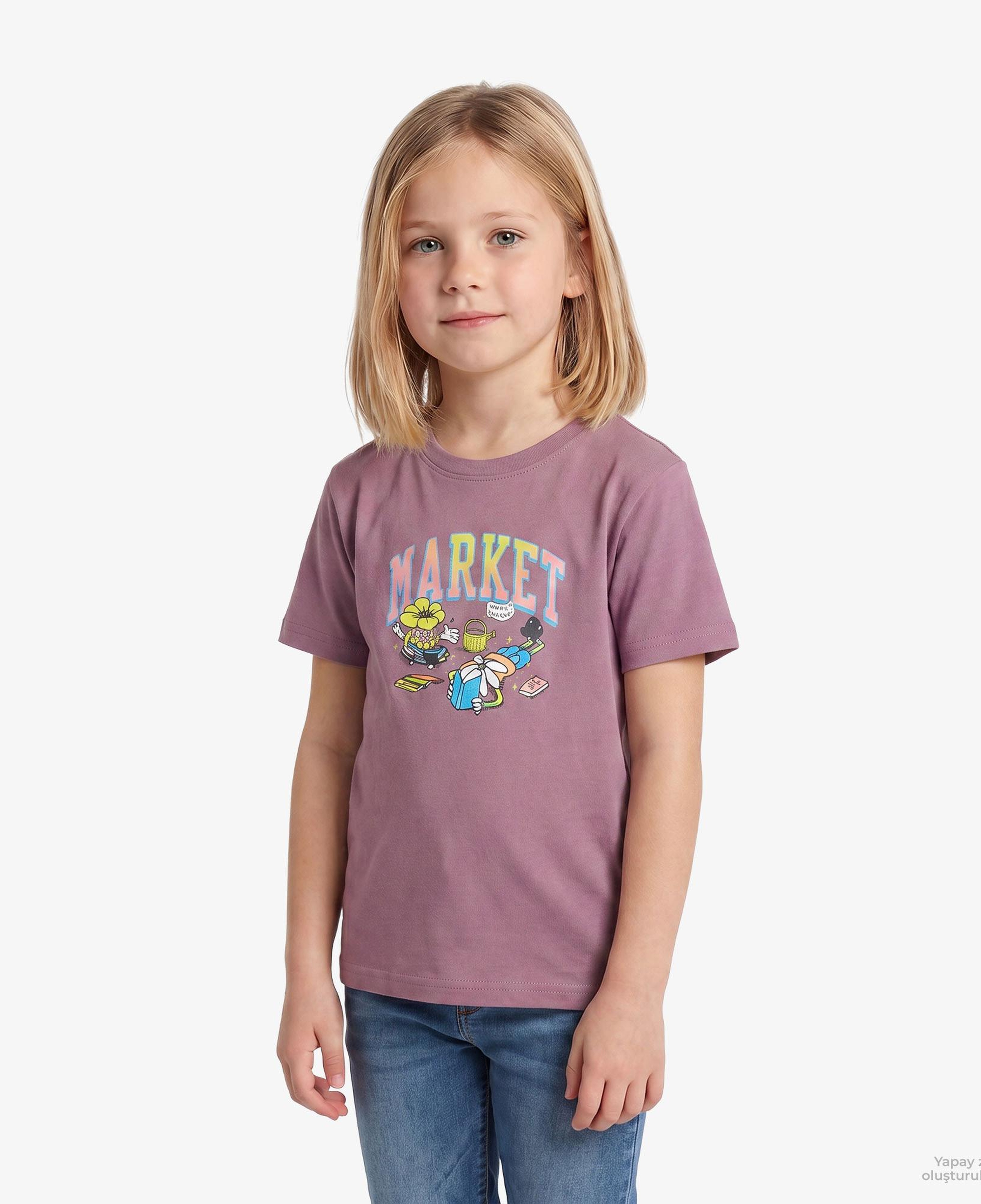 Market Seeds Of Tomorrow Çocuk Gri T-Shirt