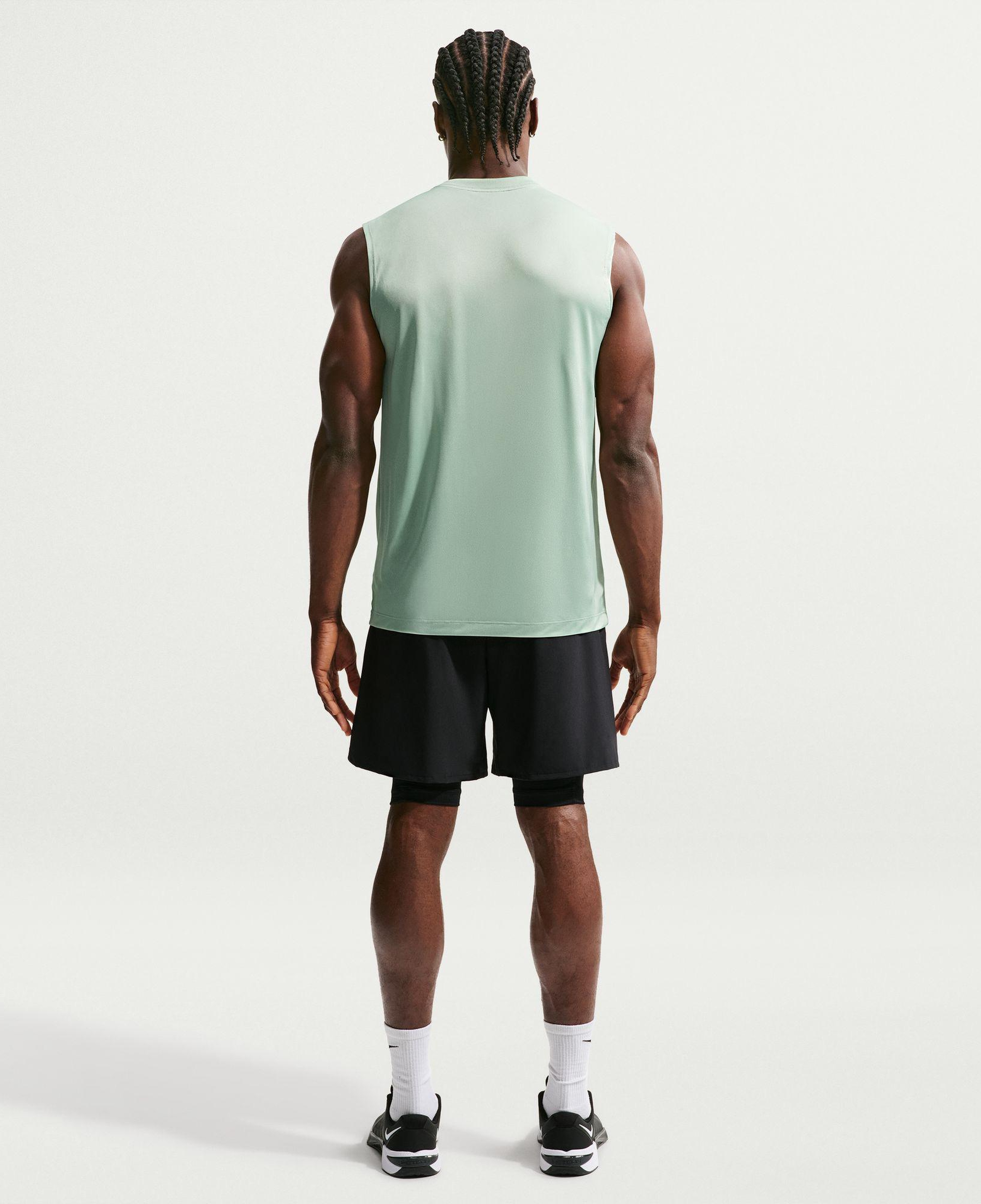 Nike Dri-Fit Legend Erkek Yeşil Kolsuz T-Shirt
