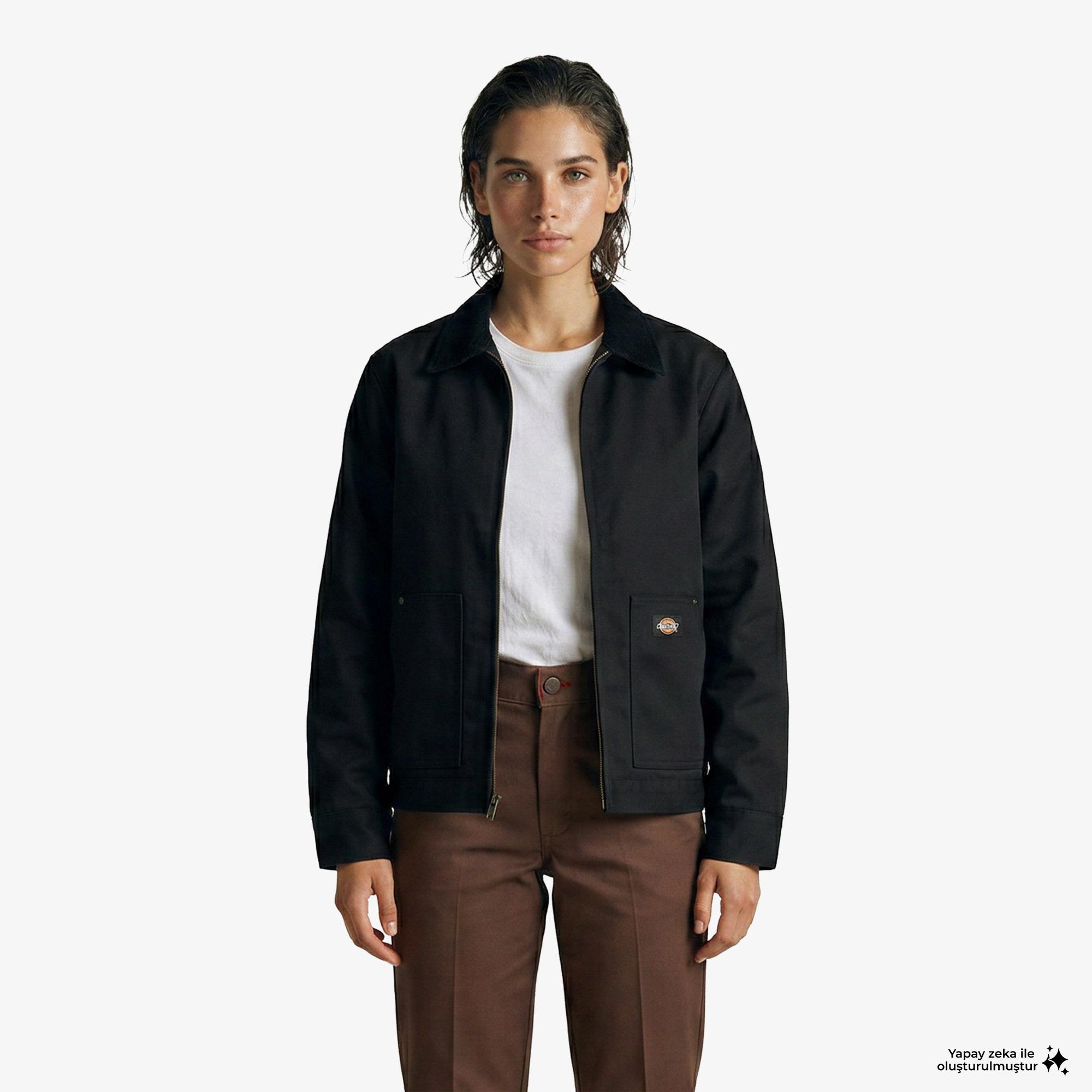 Dickies Union Barn Kadın Siyah Ceket