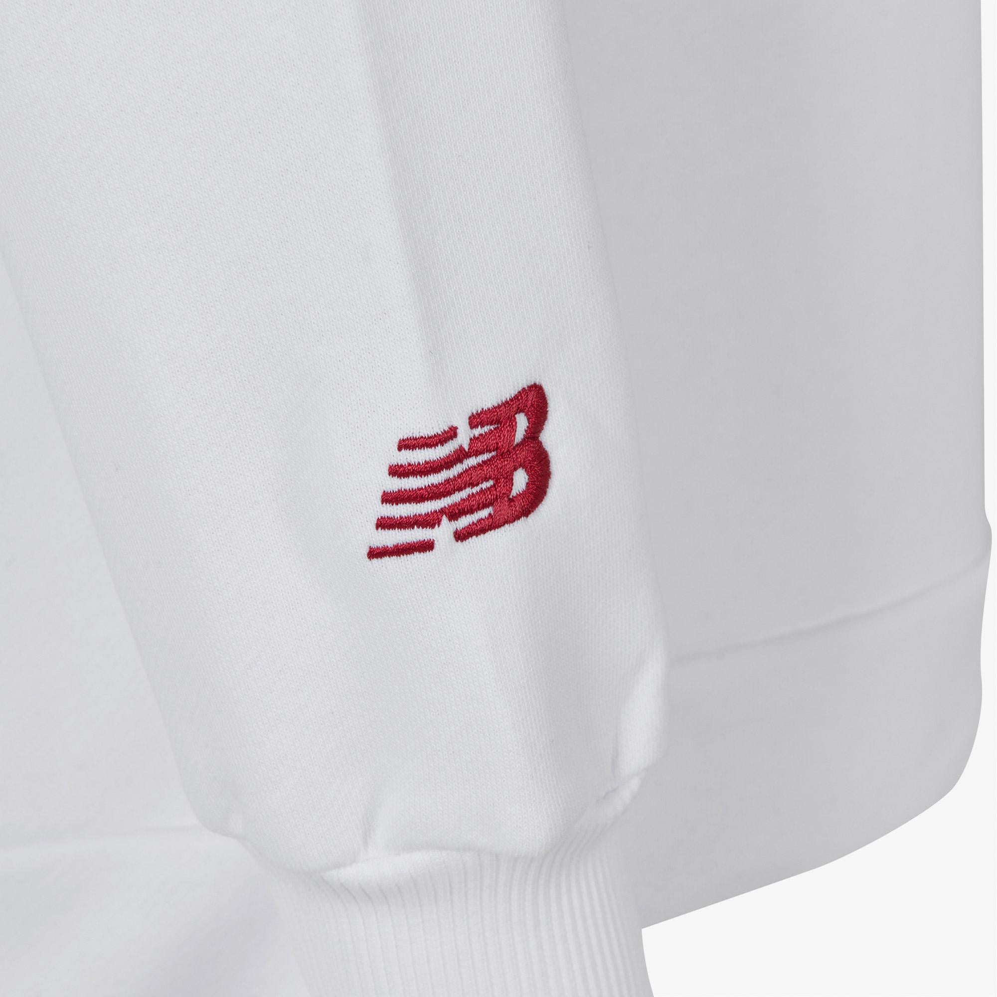 New Balance WNC1609 Lifestyle Kadın Beyaz Sweatshirt