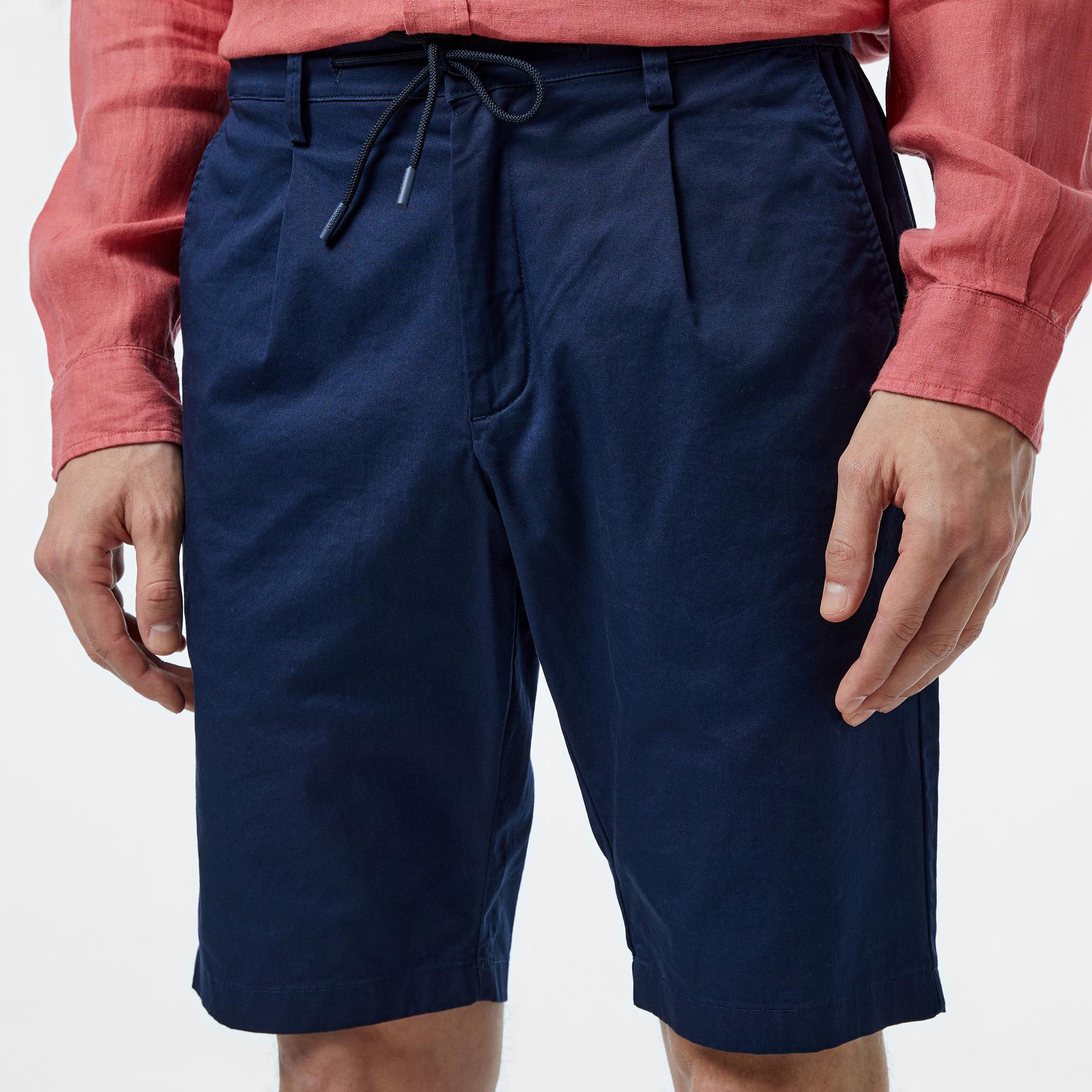 Lacoste Erkek Regular Fit Lacivert Bermuda