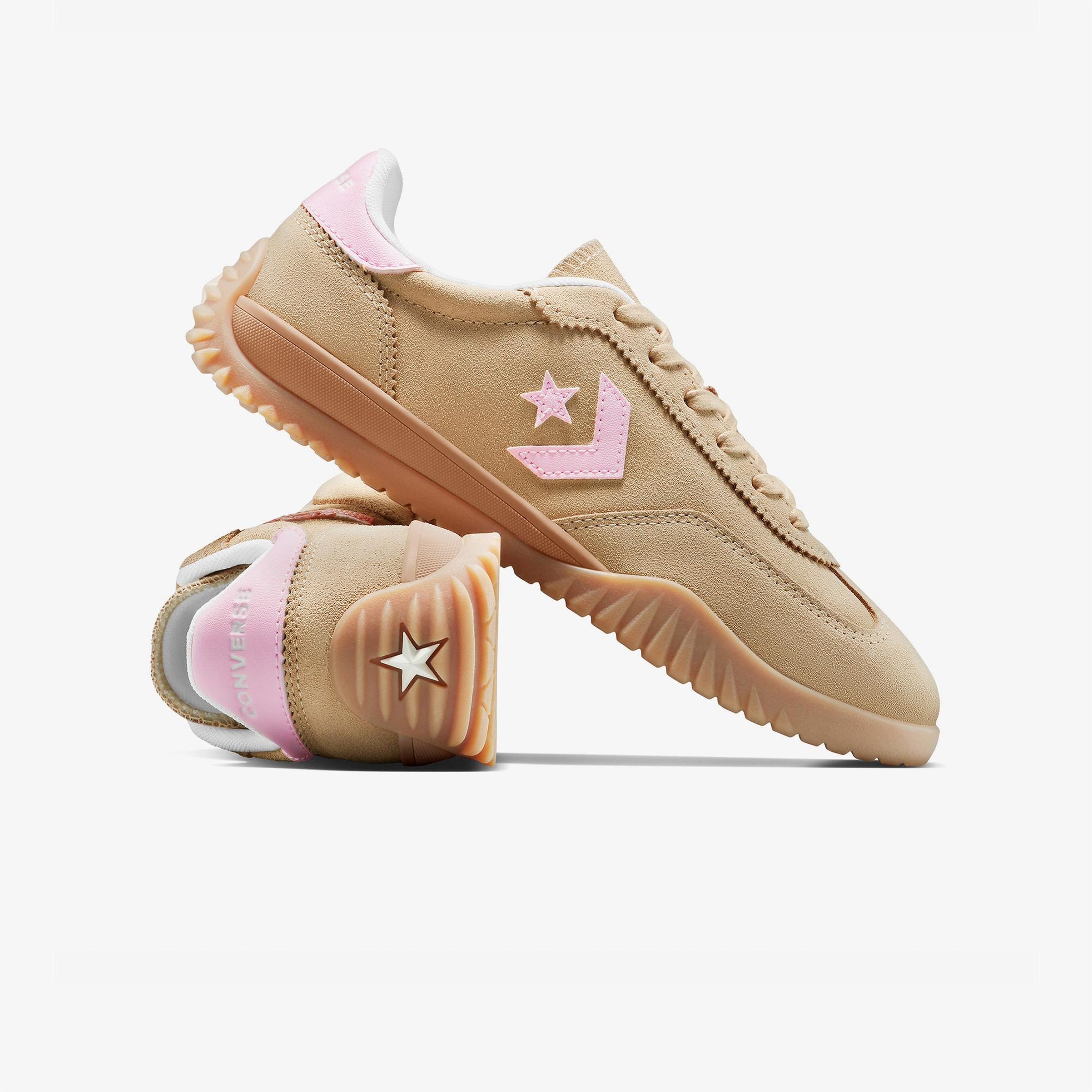 Converse Run Star Trainer Suede Unisex Kahverengi Sneaker