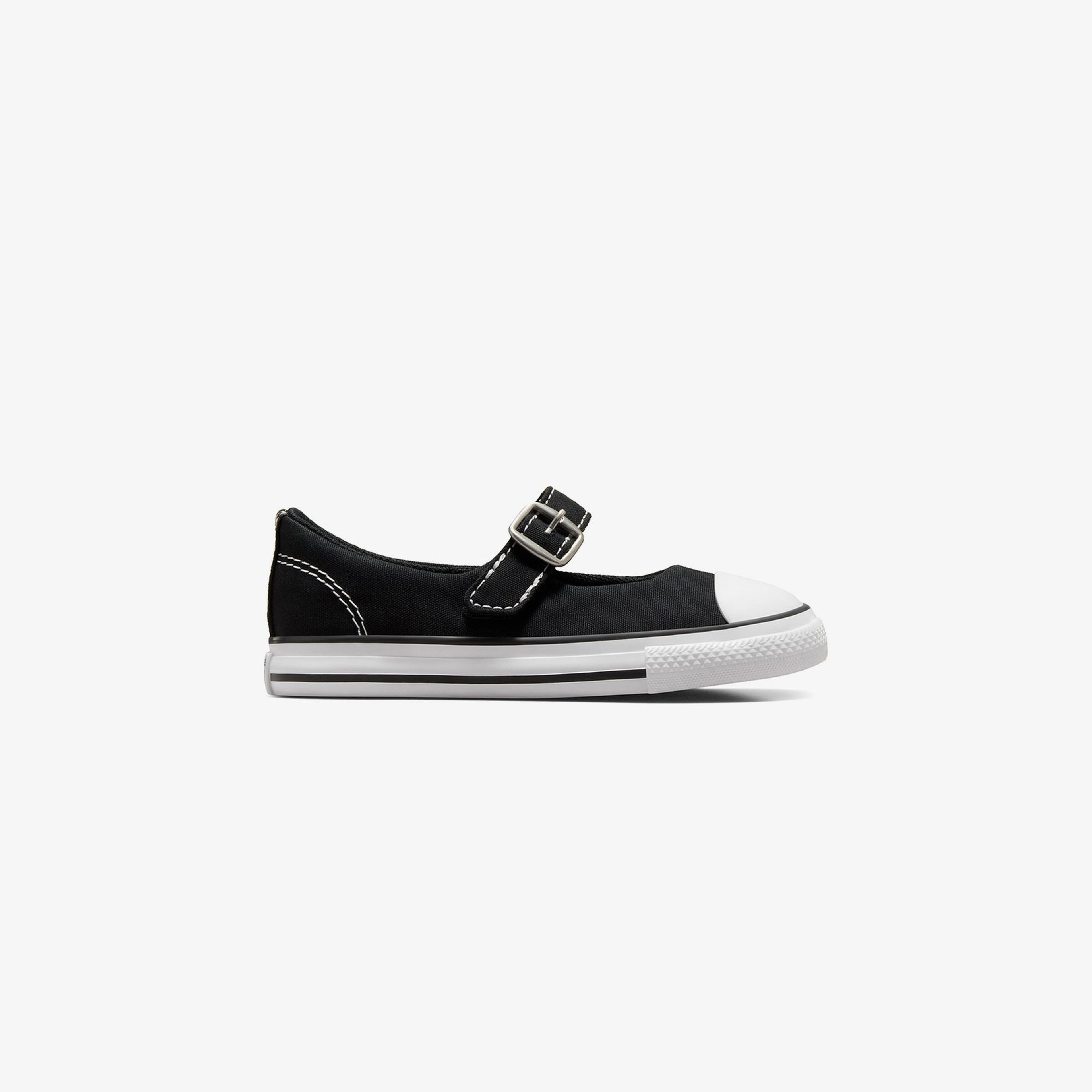 Converse Chuck Taylor All Star Dainty Mary Jane Bebek Siyah Babet