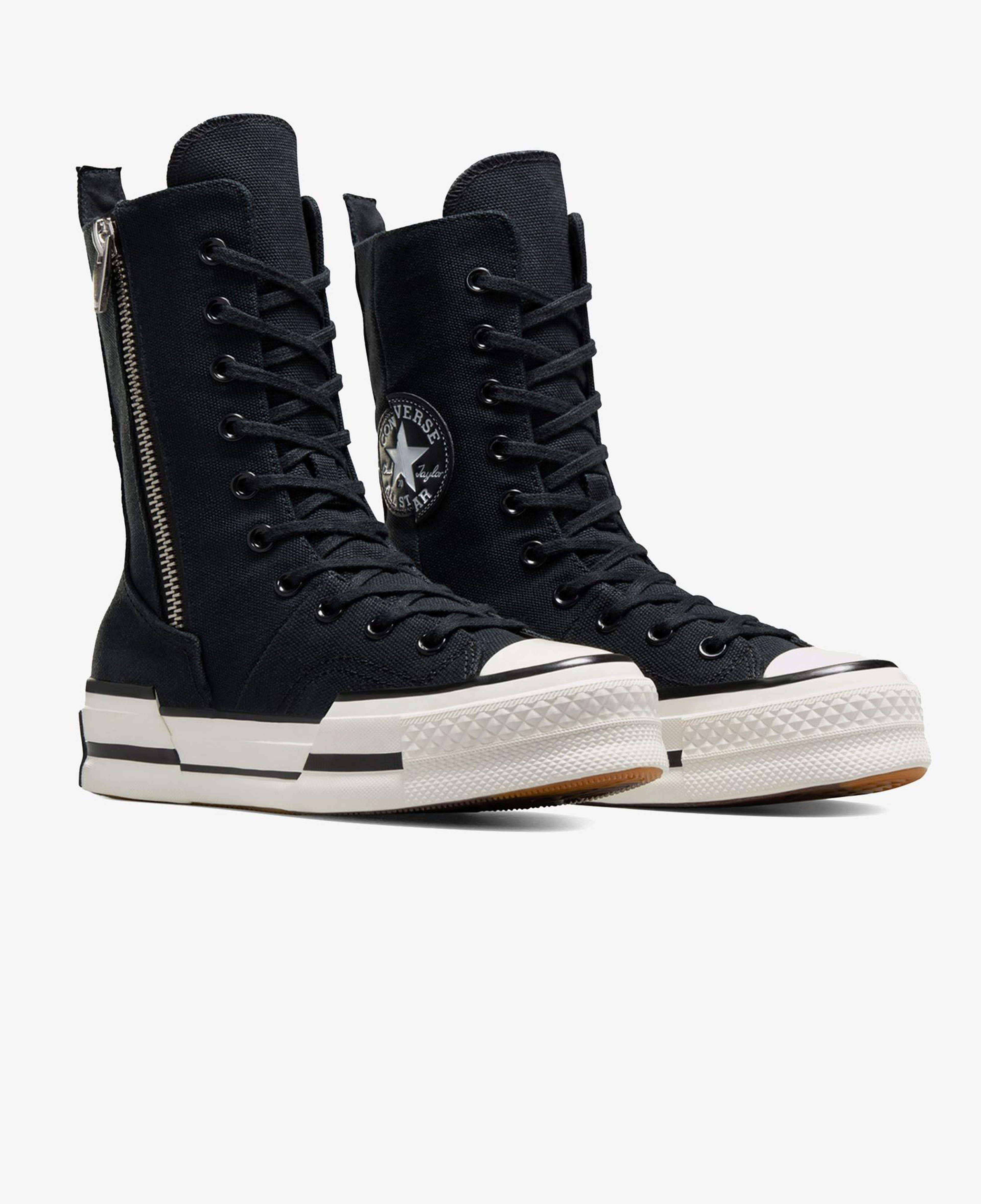 Converse Chuck 70 Plus Unisex Siyah Platform Sneaker