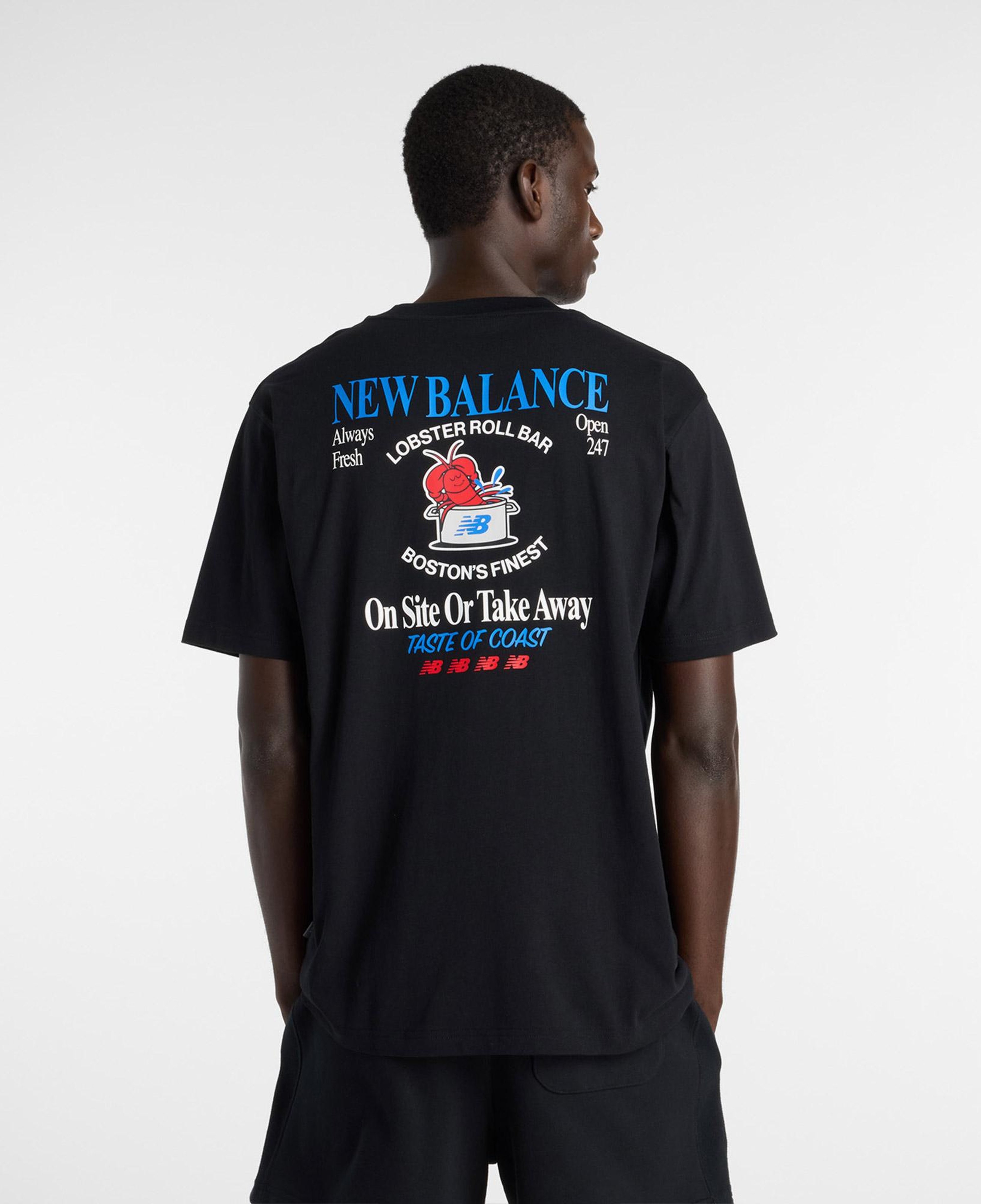 New Balance Lobster Roll  Erkek Siyah T-Shirt