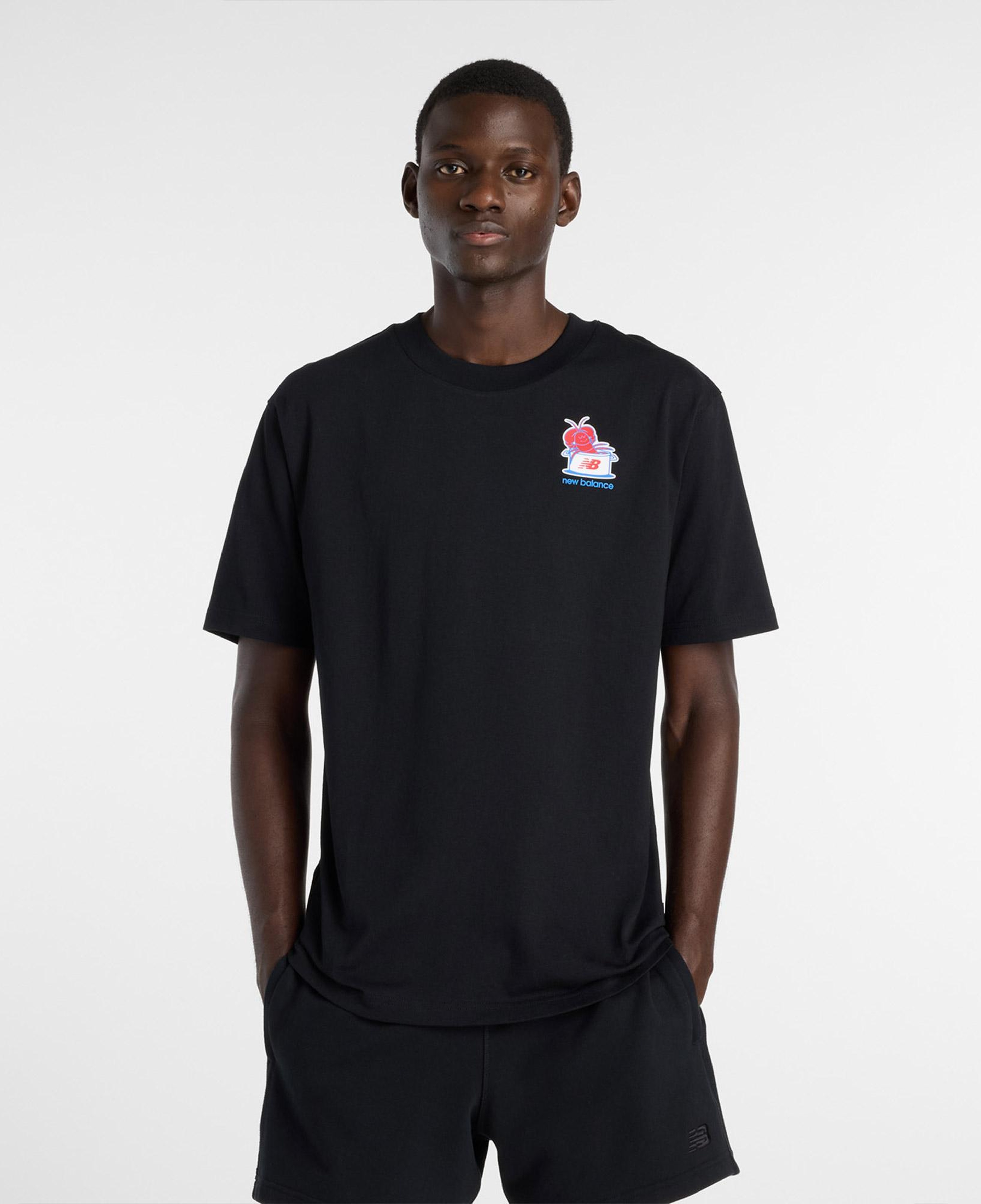 New Balance Lobster Roll  Erkek Siyah T-Shirt