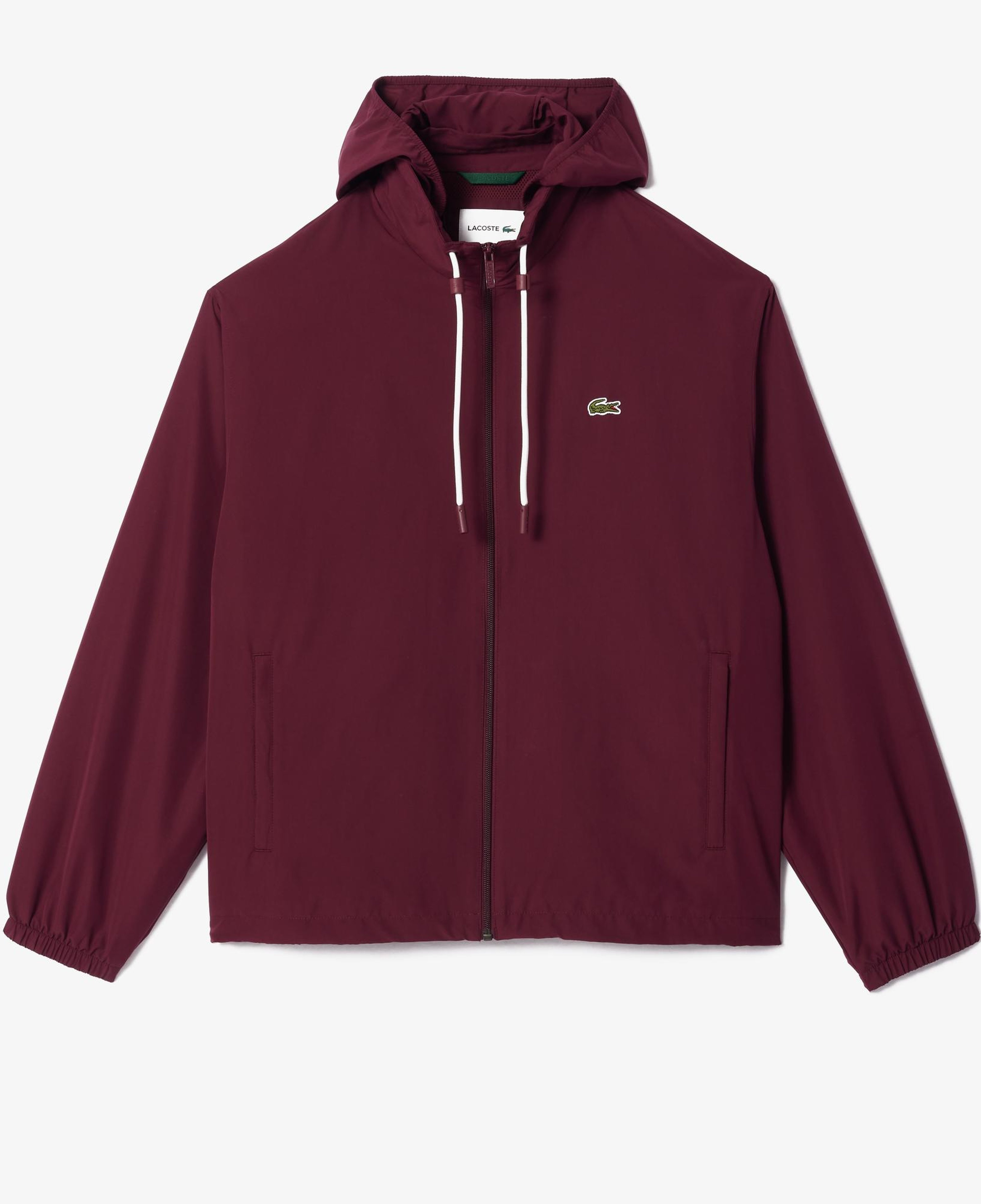 Erkek Kapüşonlu Bordo Ceket