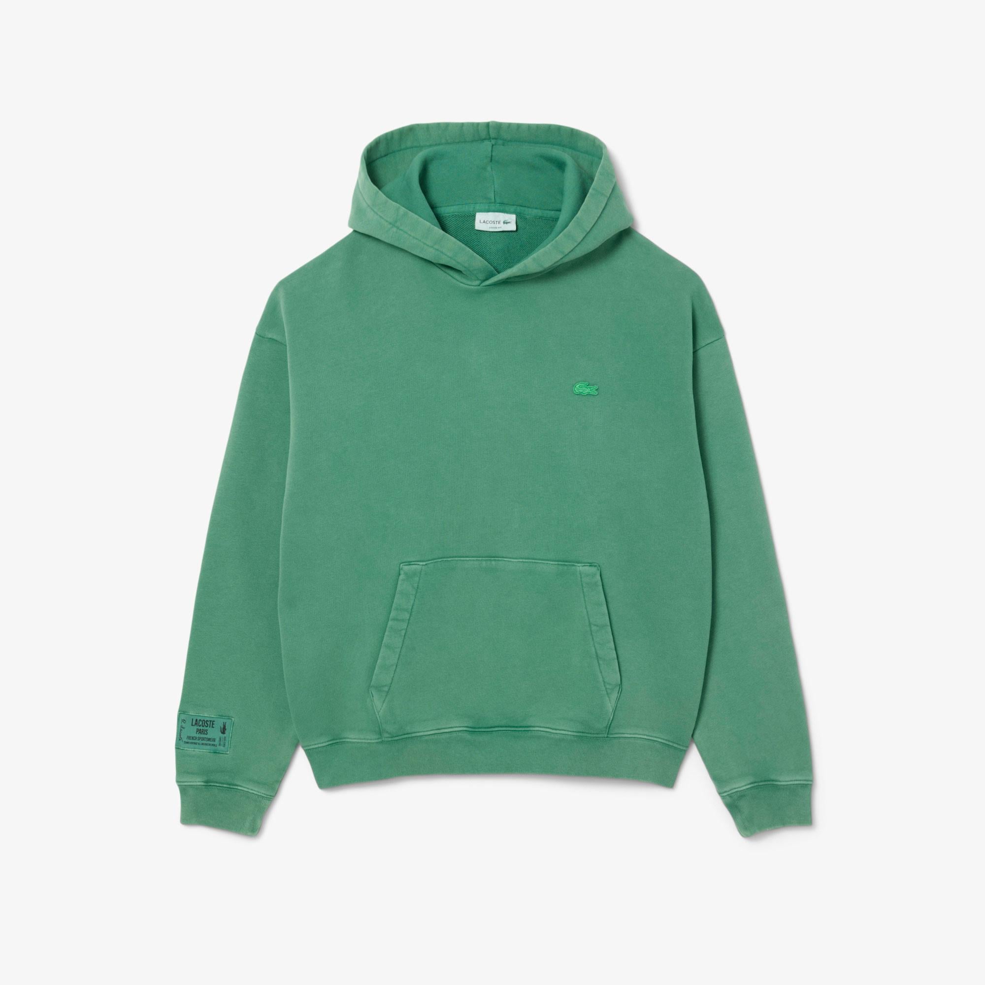 Lacoste Effect Erkek Yeşil Sweatshirt