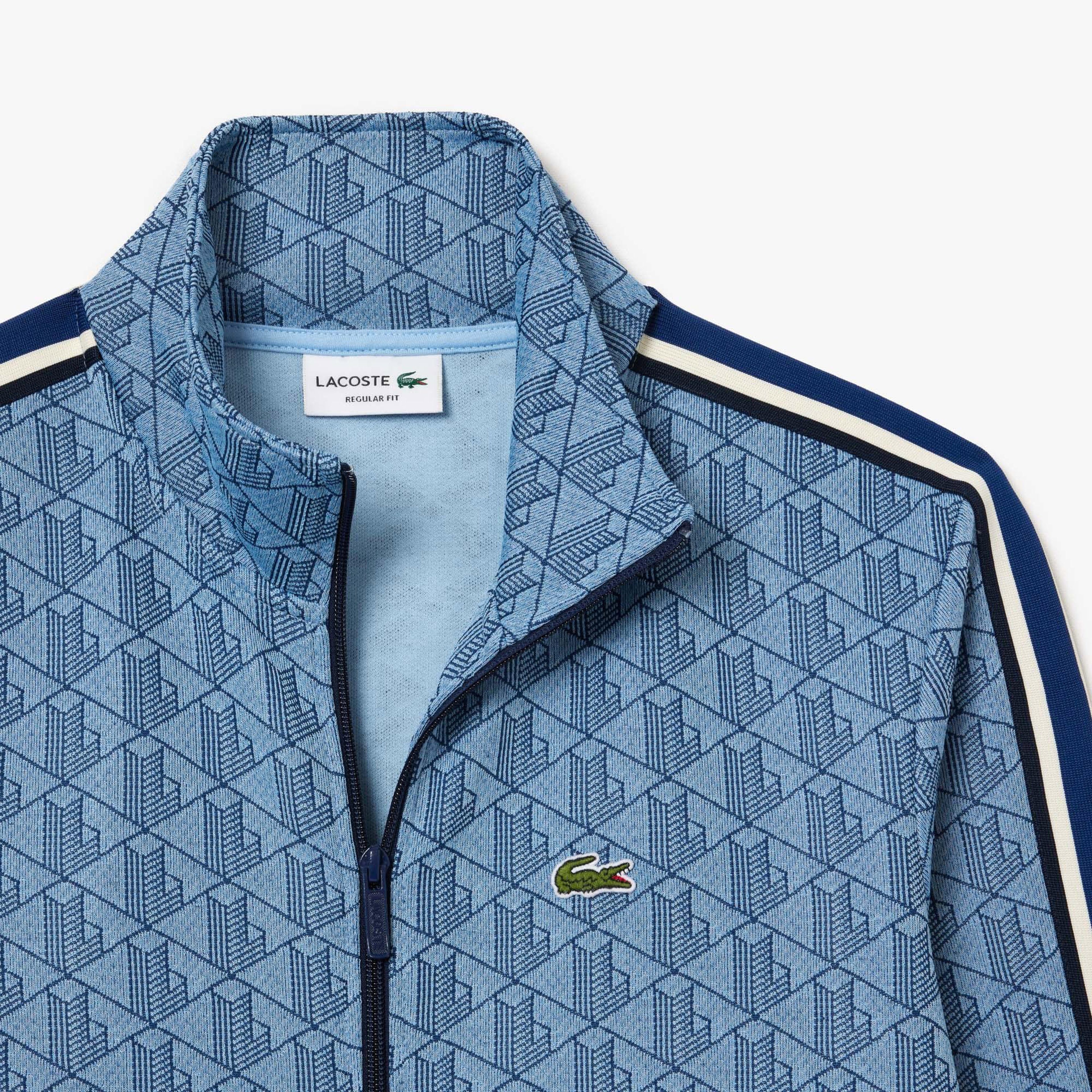 Lacoste Paris Fermuarlı Erkek Mavi Sweatshirt