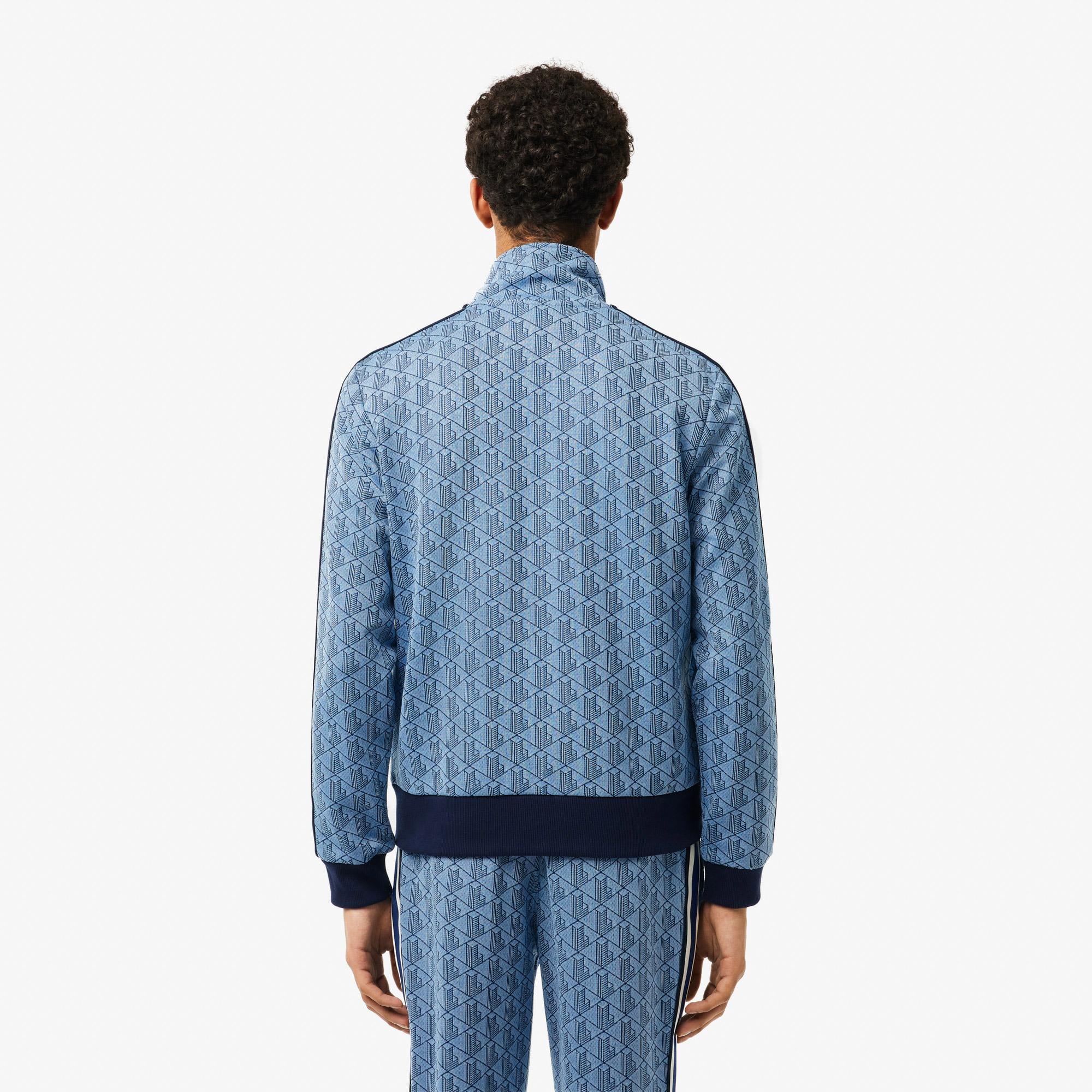 Lacoste Paris Fermuarlı Erkek Mavi Sweatshirt