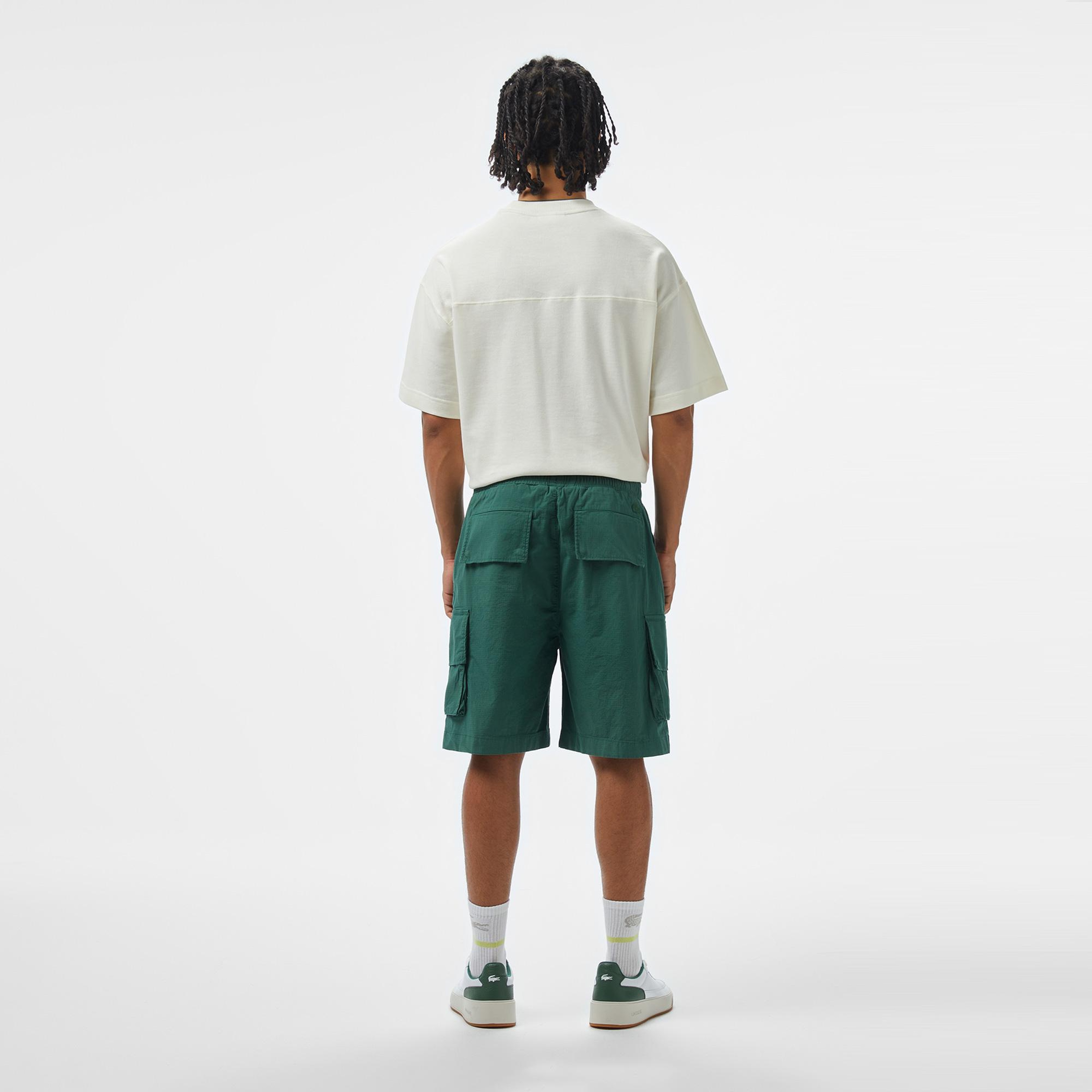Lacoste House of SuperStep x Lacoste Erkek Yeşil Şort