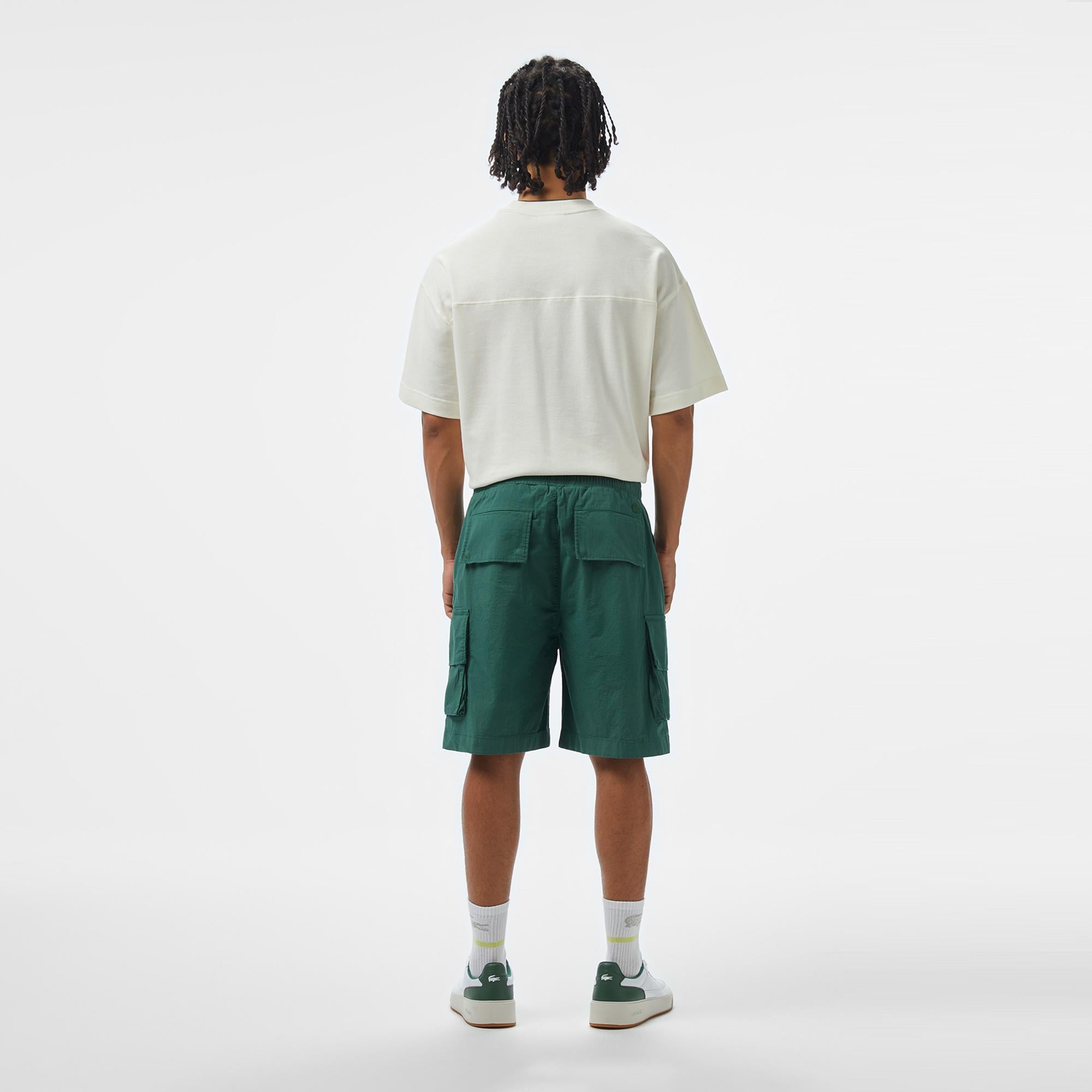 Lacoste House of SuperStep x Lacoste Erkek Yeşil Şort