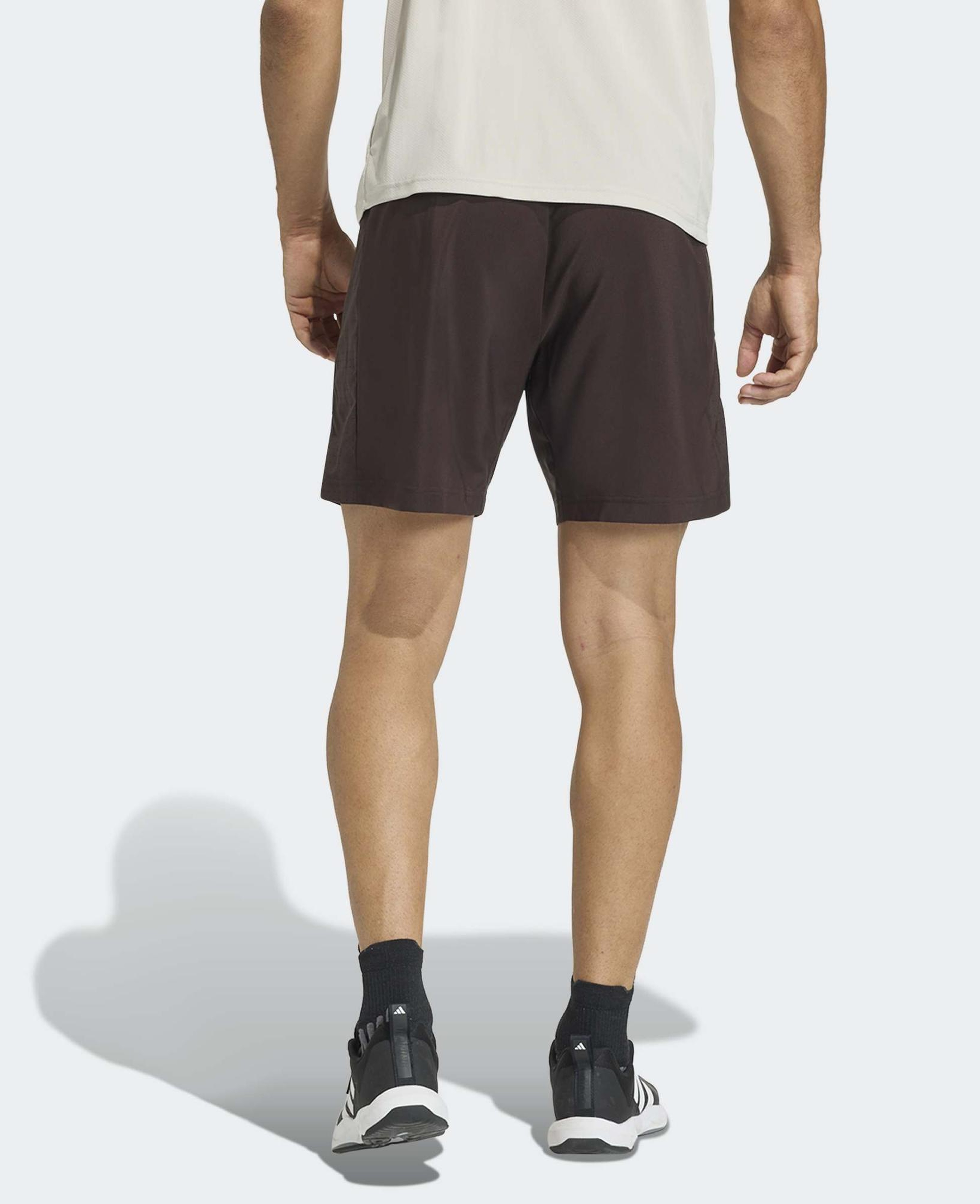 adidas Workout Essentials Base Dokuma Erkek Kahverengi Antrenman Şortu