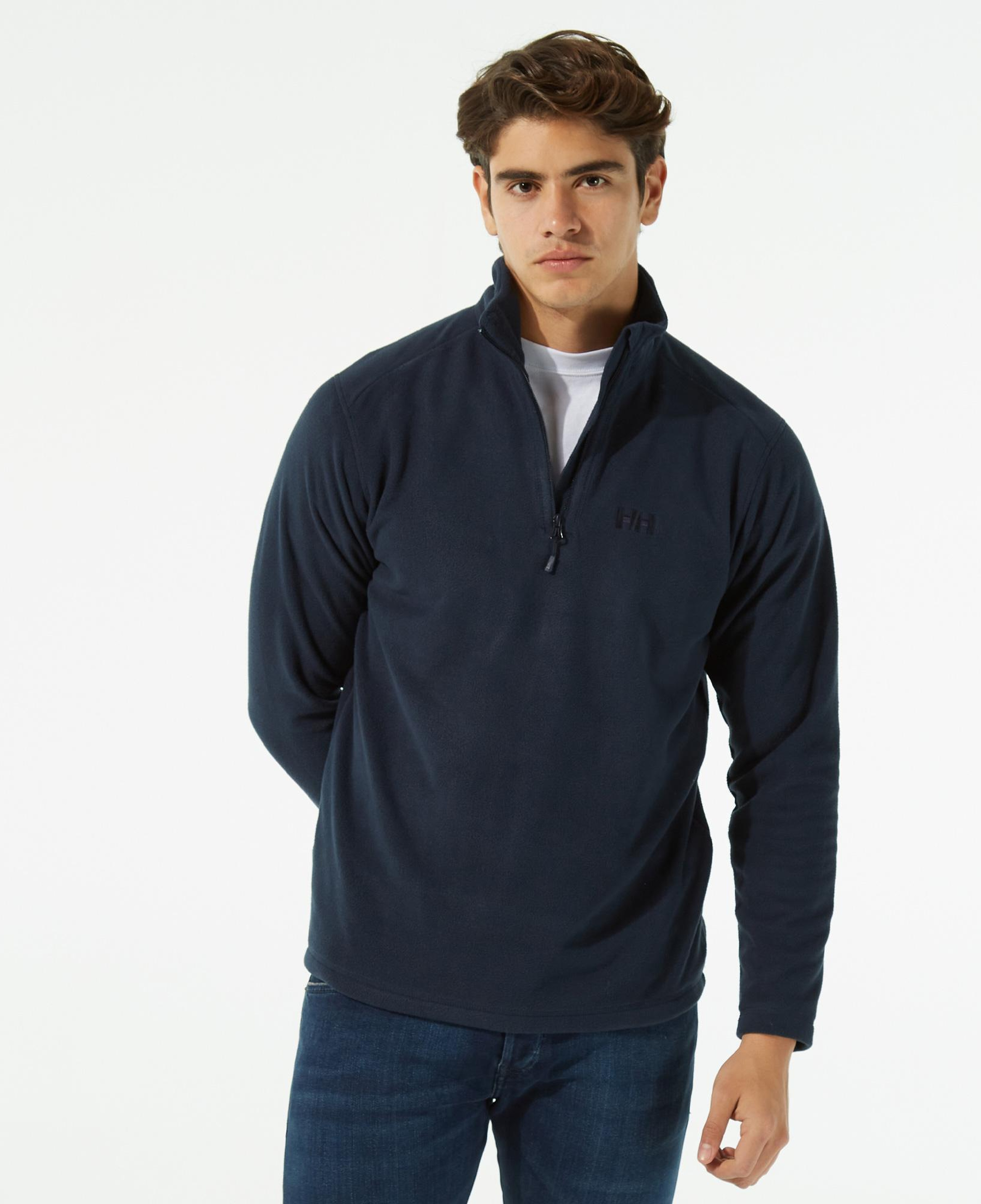 Helly Hansen HH Mount Fleece Erkek Lacivert Polar Sweatshirt
