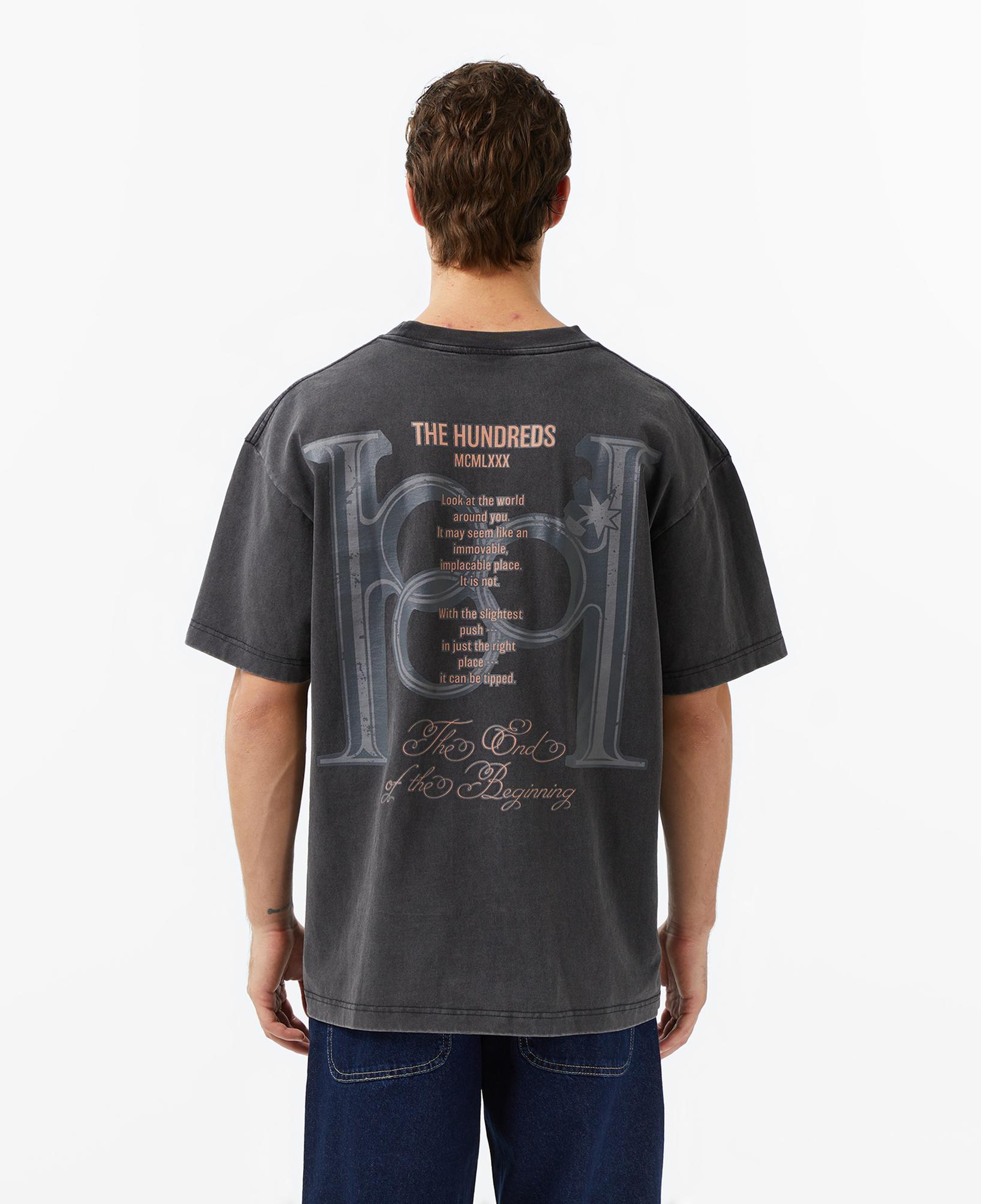 The Hundreds Monogram Erkek Siyah T-Shirt