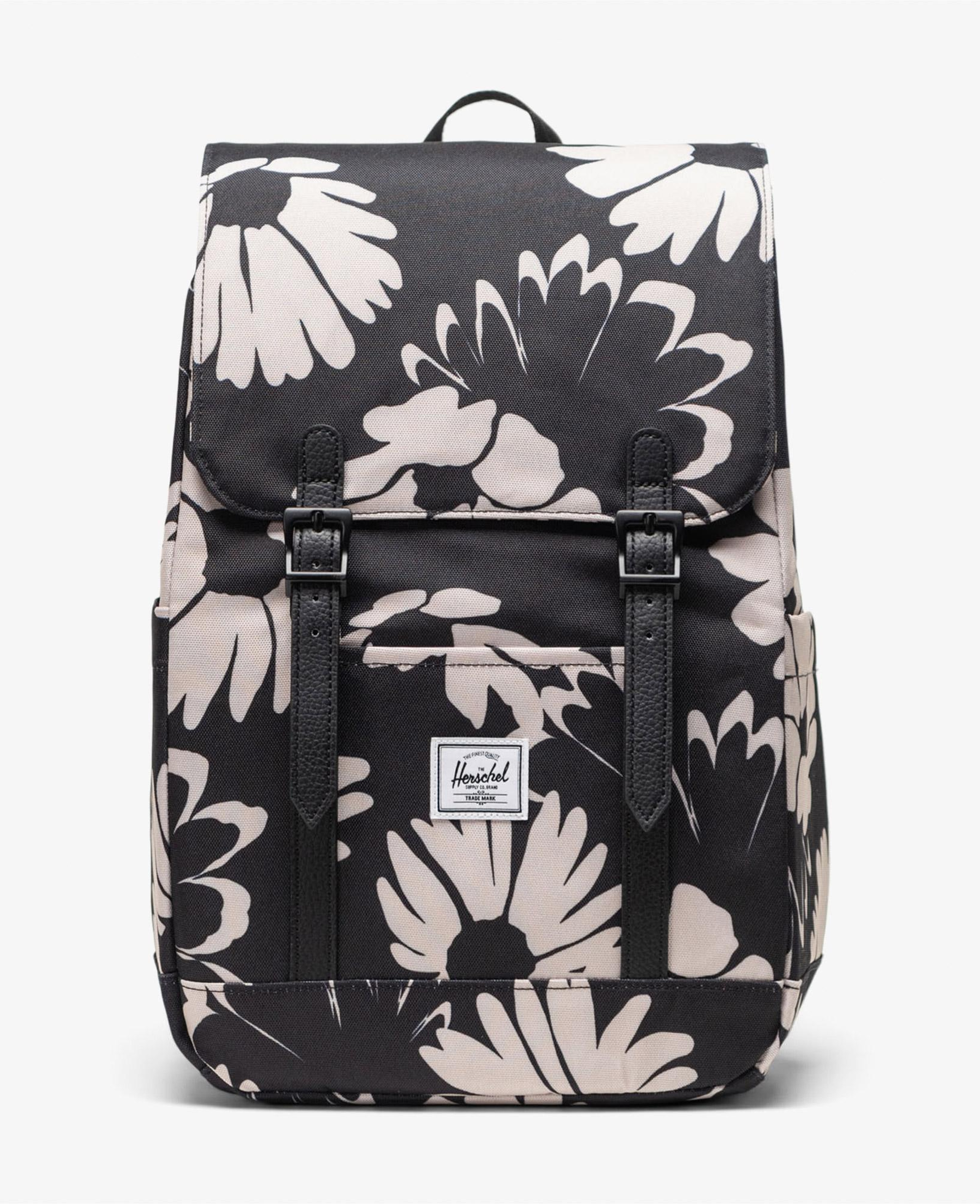 Herschel Retreat Flowers Unisex Siyah Sırt Çantası