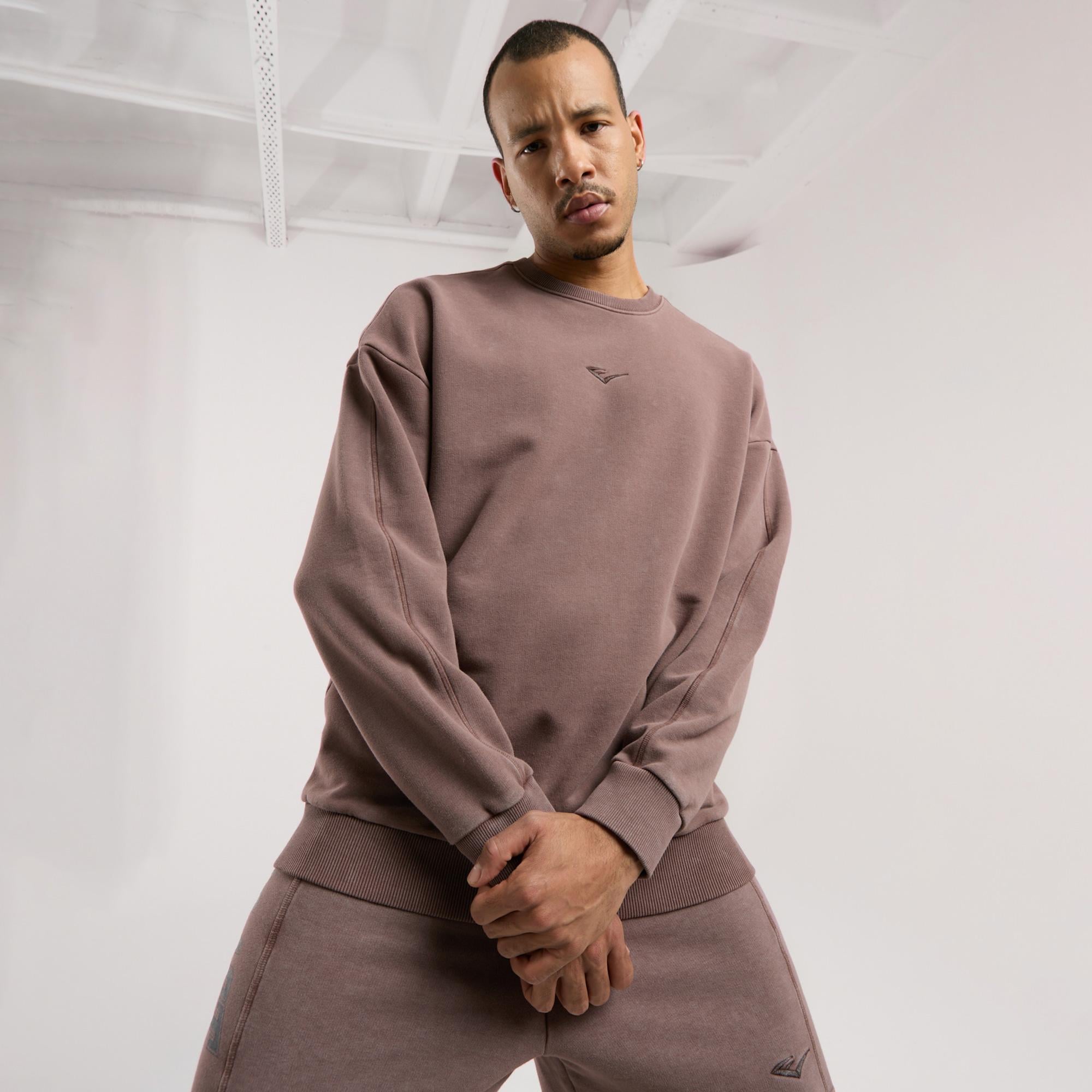 Everlast Bronx 1910 Erkek Kahverengi Sweatshirt
