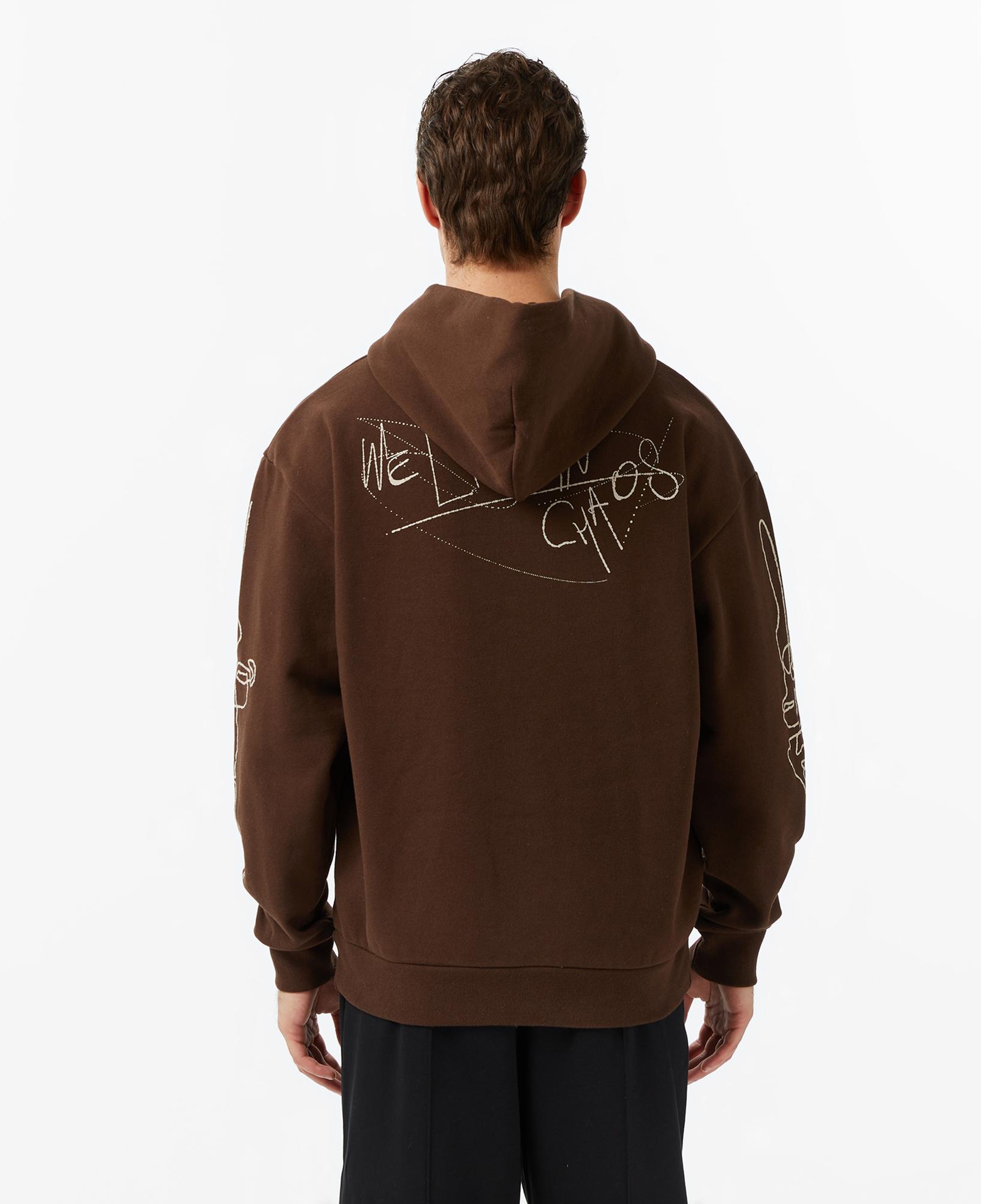 The Hundreds Live in Chaos Erkek Kahverengi Sweatshirt