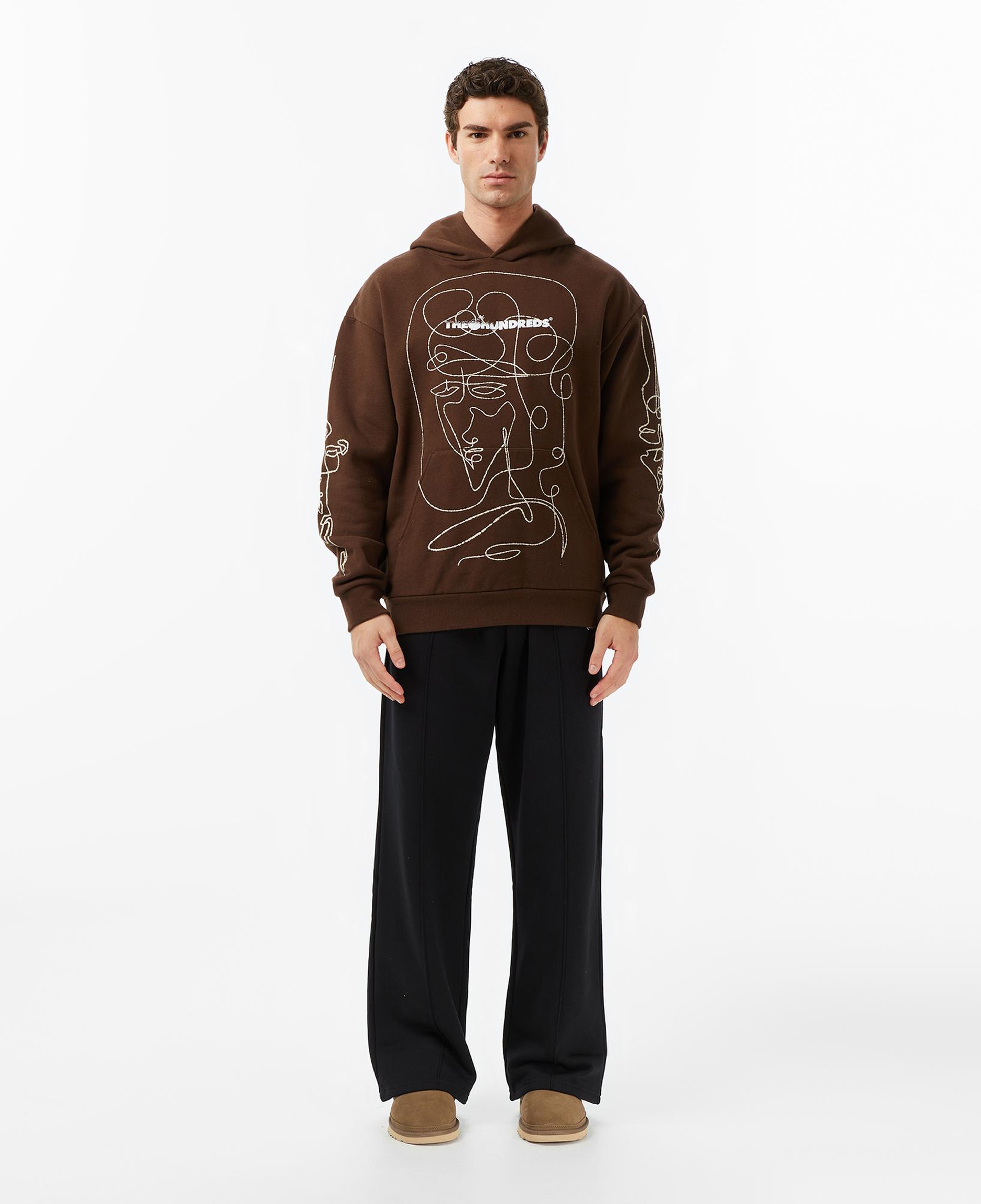 The Hundreds Live in Chaos Erkek Kahverengi Sweatshirt