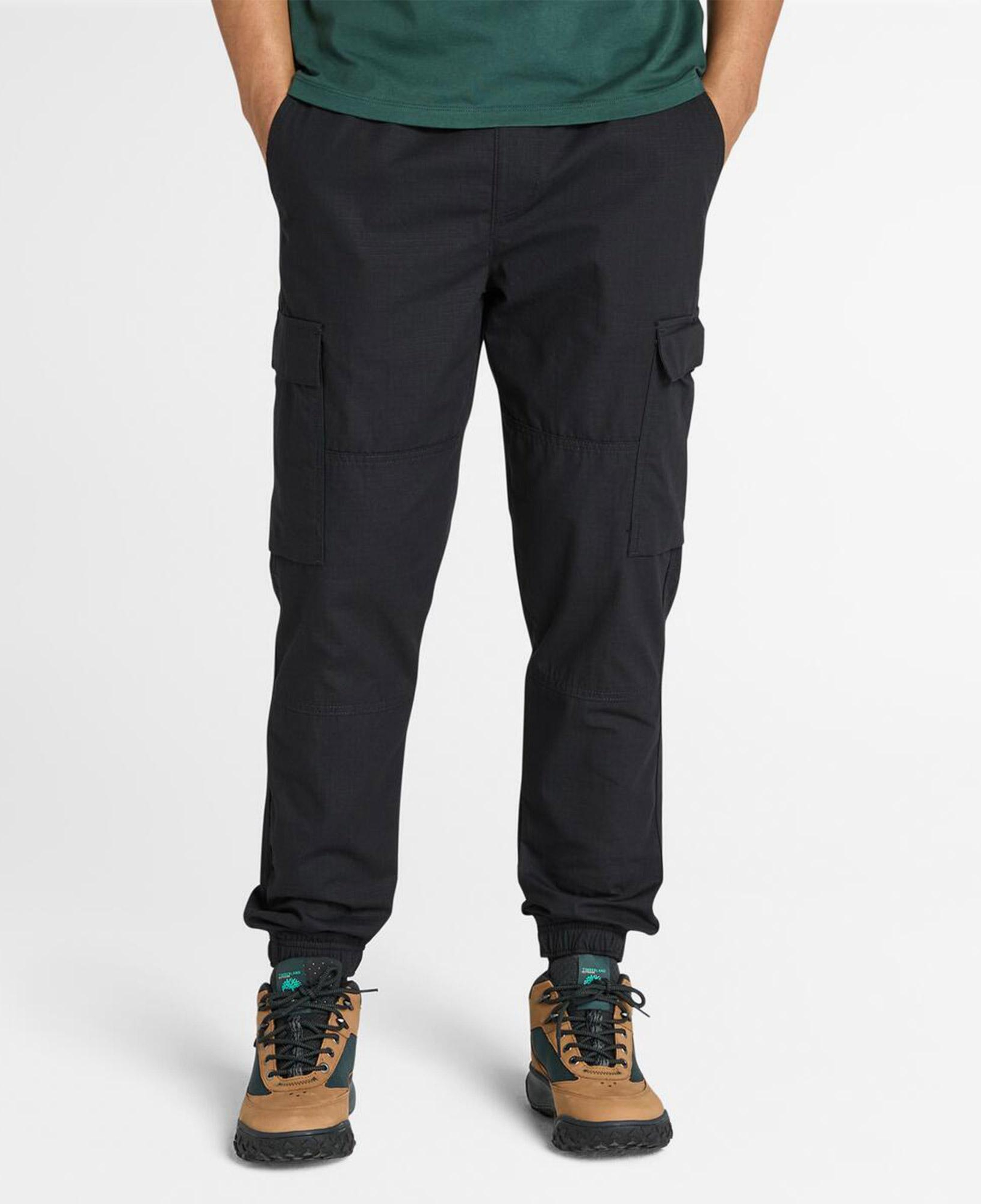 Timberland Brookline Ripstop Utility Cargo Jogger Erkek Siyah Pantolon