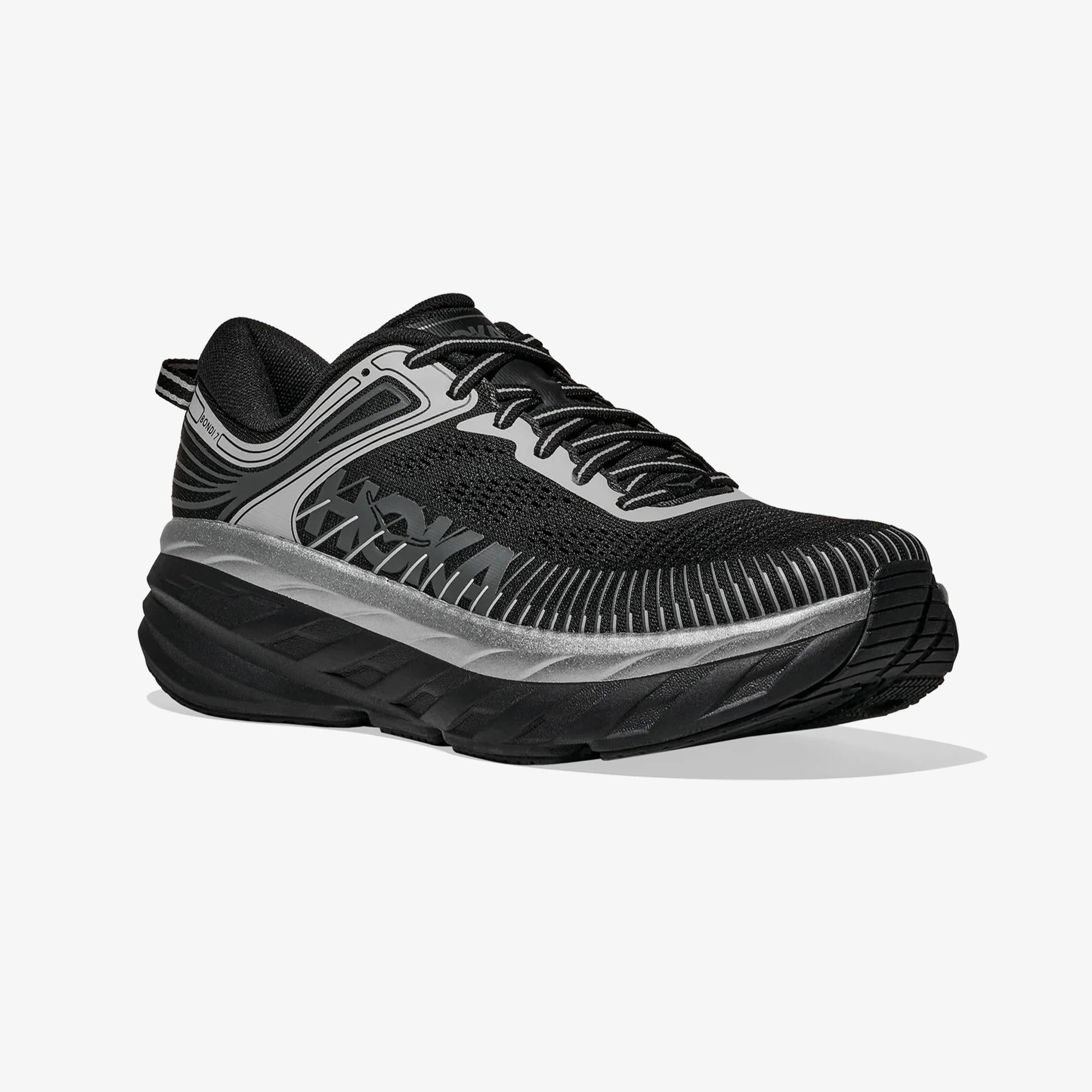 Hoka Bondi 7 Erkek Siyah Spor Ayakkabı
