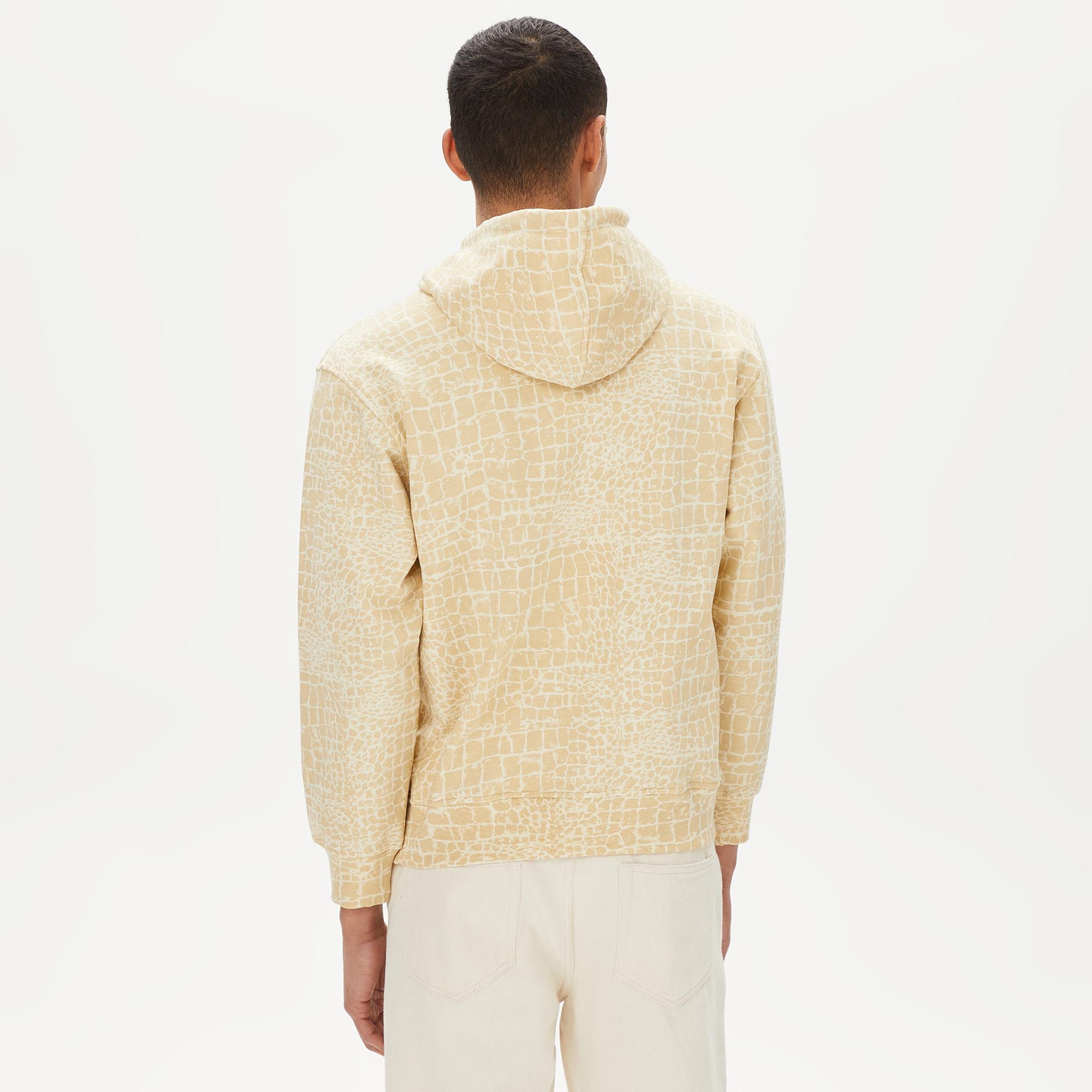 The Hundreds Croc Erkek Beyaz Hoodie