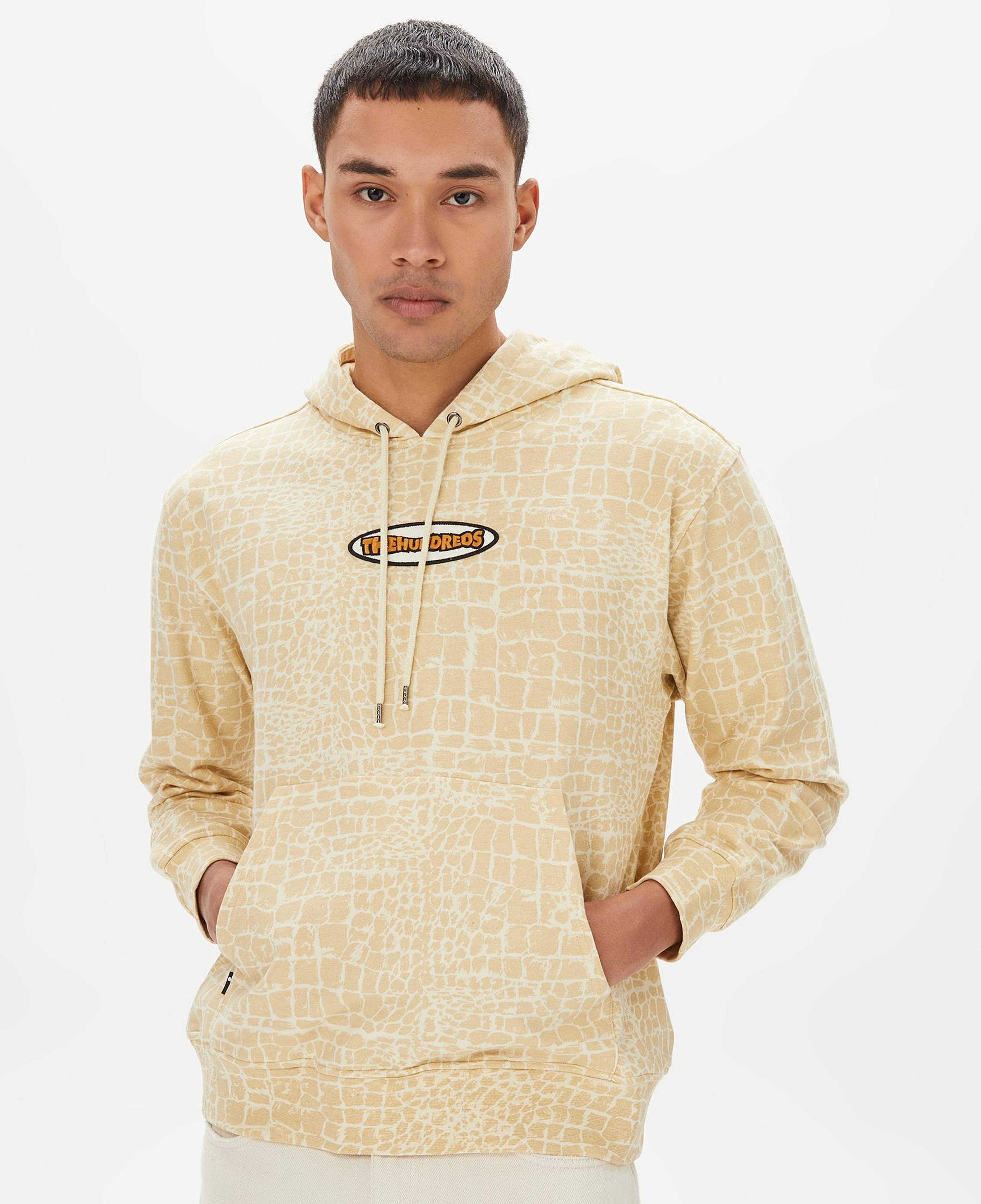 The Hundreds Croc Erkek Beyaz Hoodie