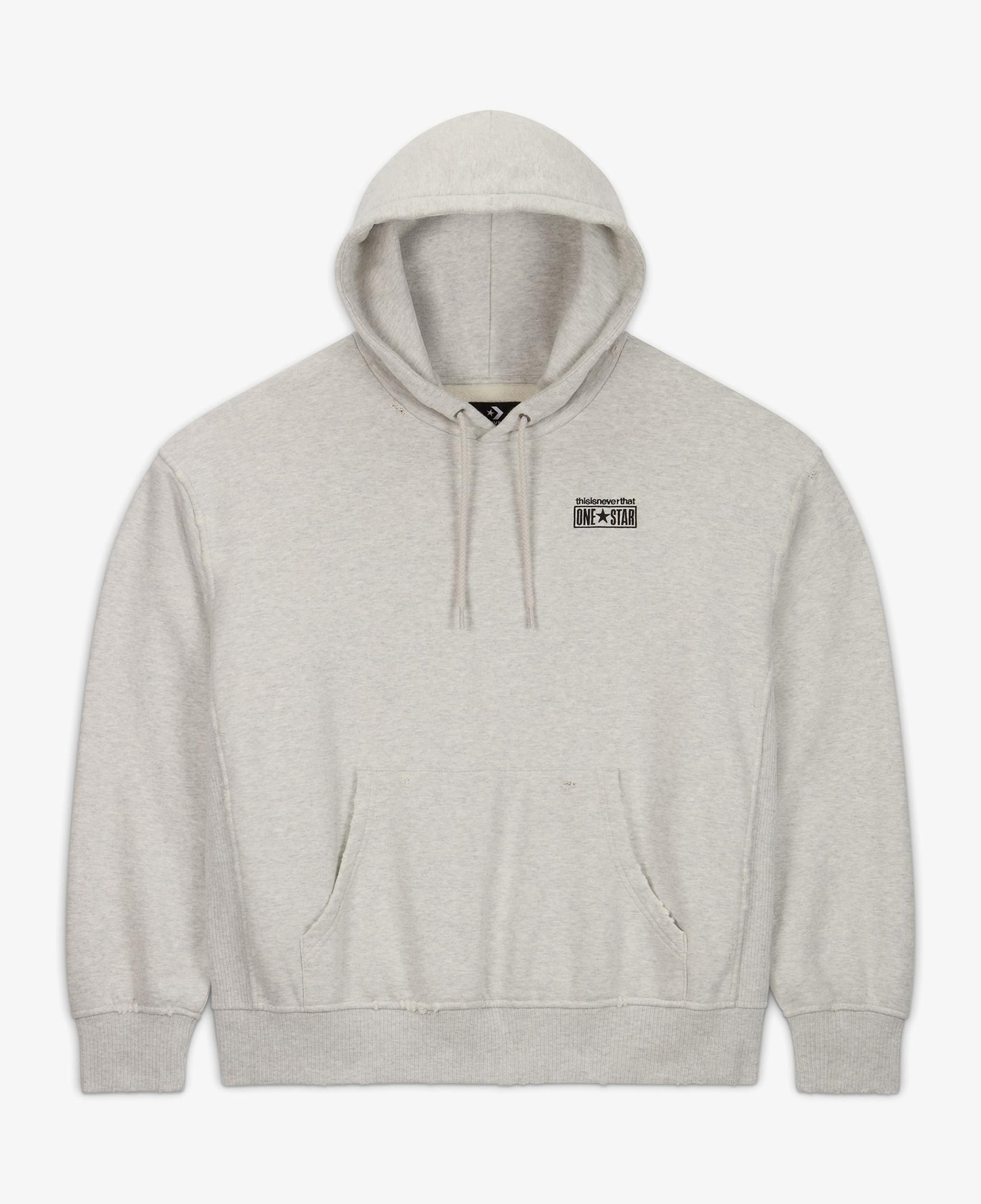 Converse Classic Unisex Gri Hoodie