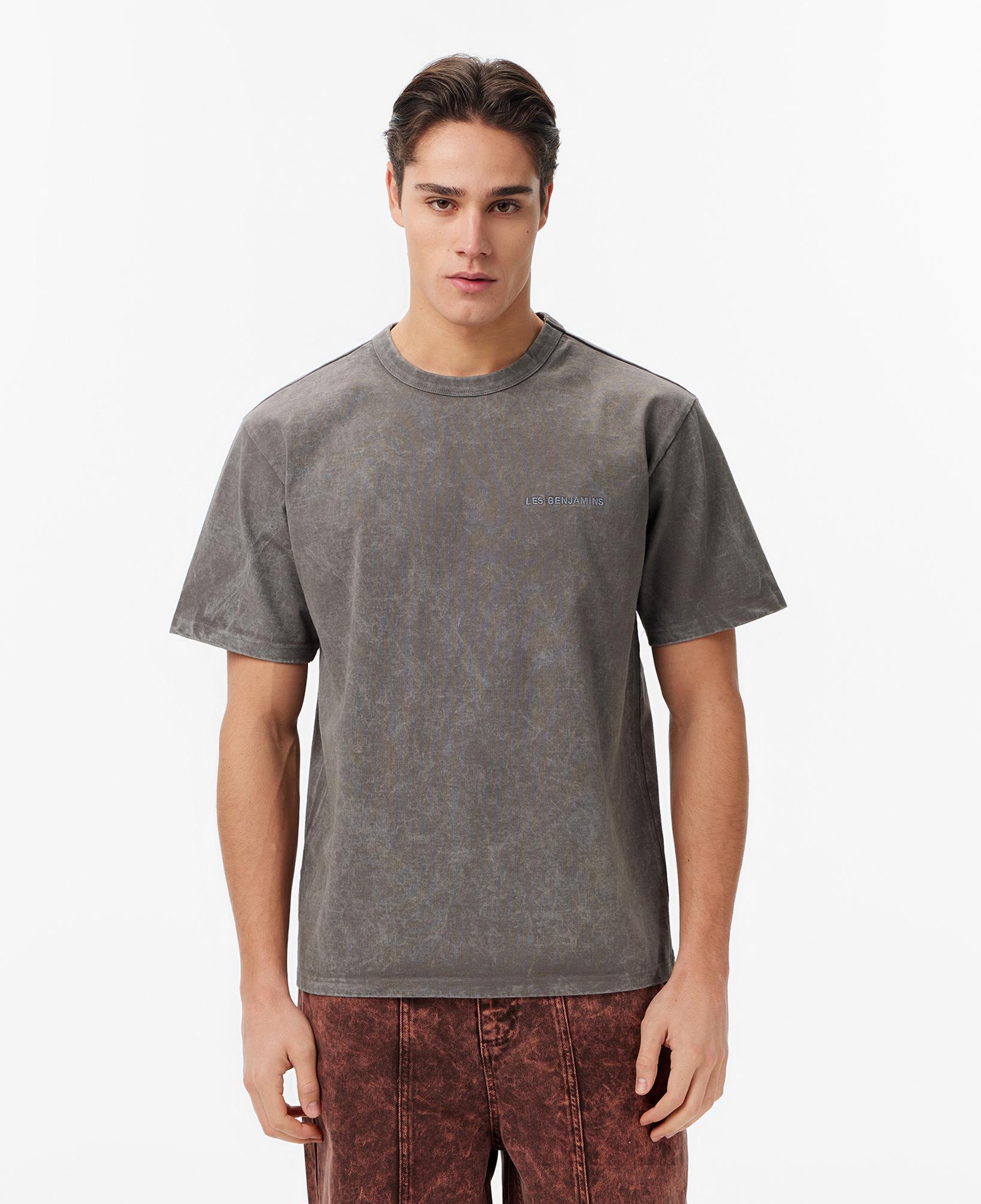 Les Benjamins Relaxed Fit Erkek Gri T-Shirt