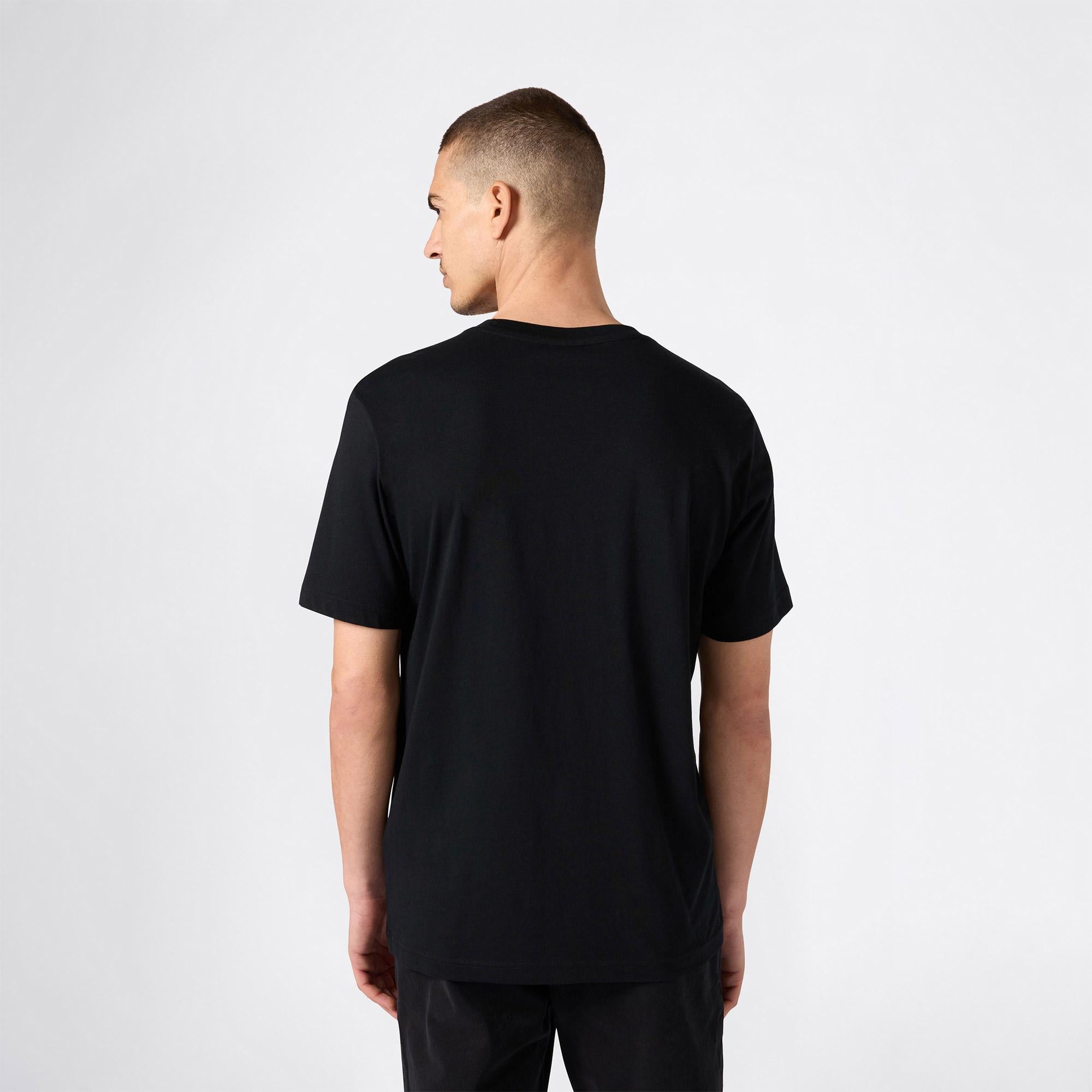 Champion SS Regular Fit Erkek Siyah T-Shirt